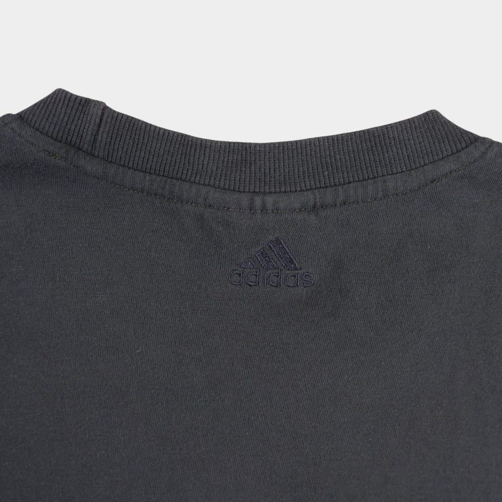 Adidas Винтидж 2000-те Сива Тениска