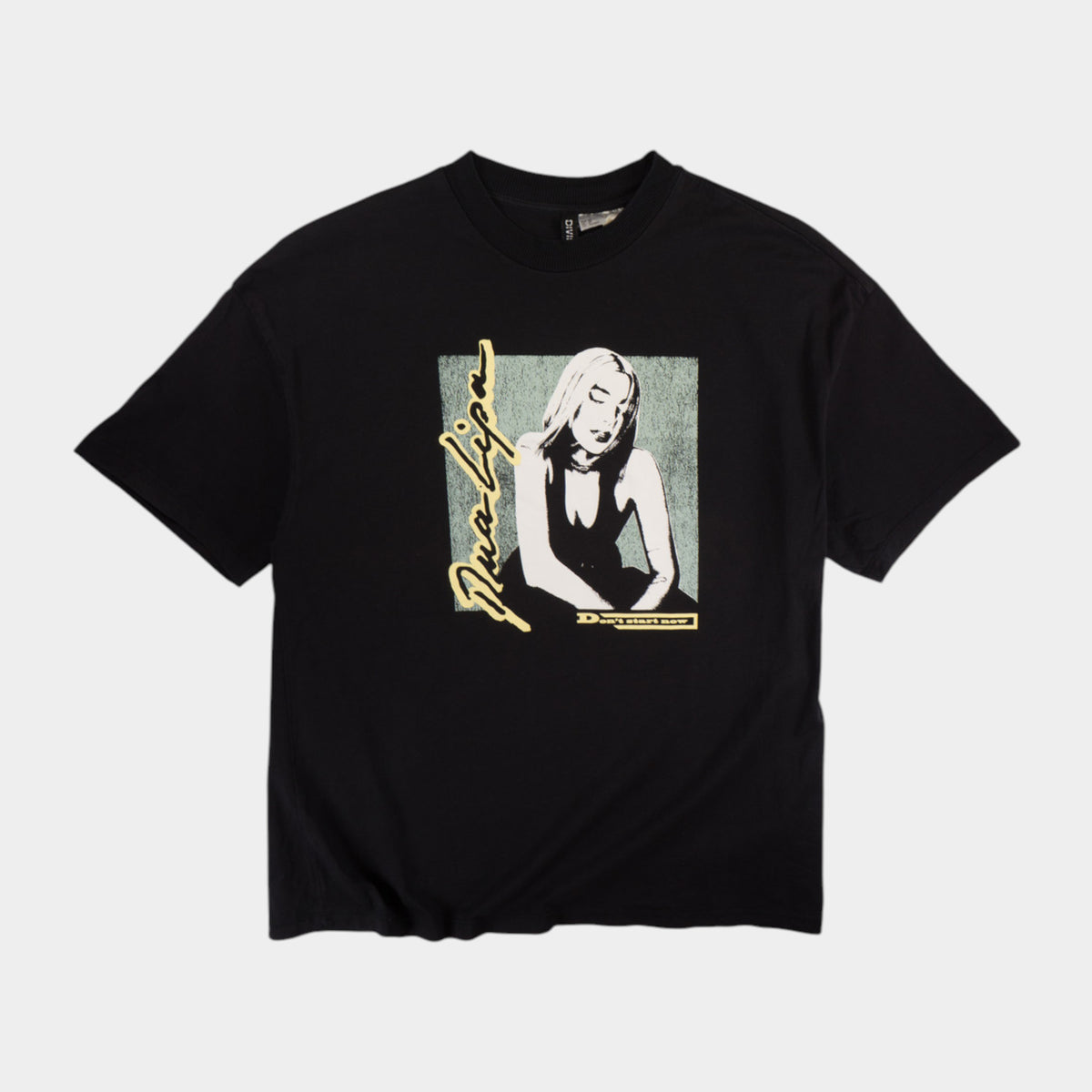 H&M X Dua Lipa Черна Тениска с Графика