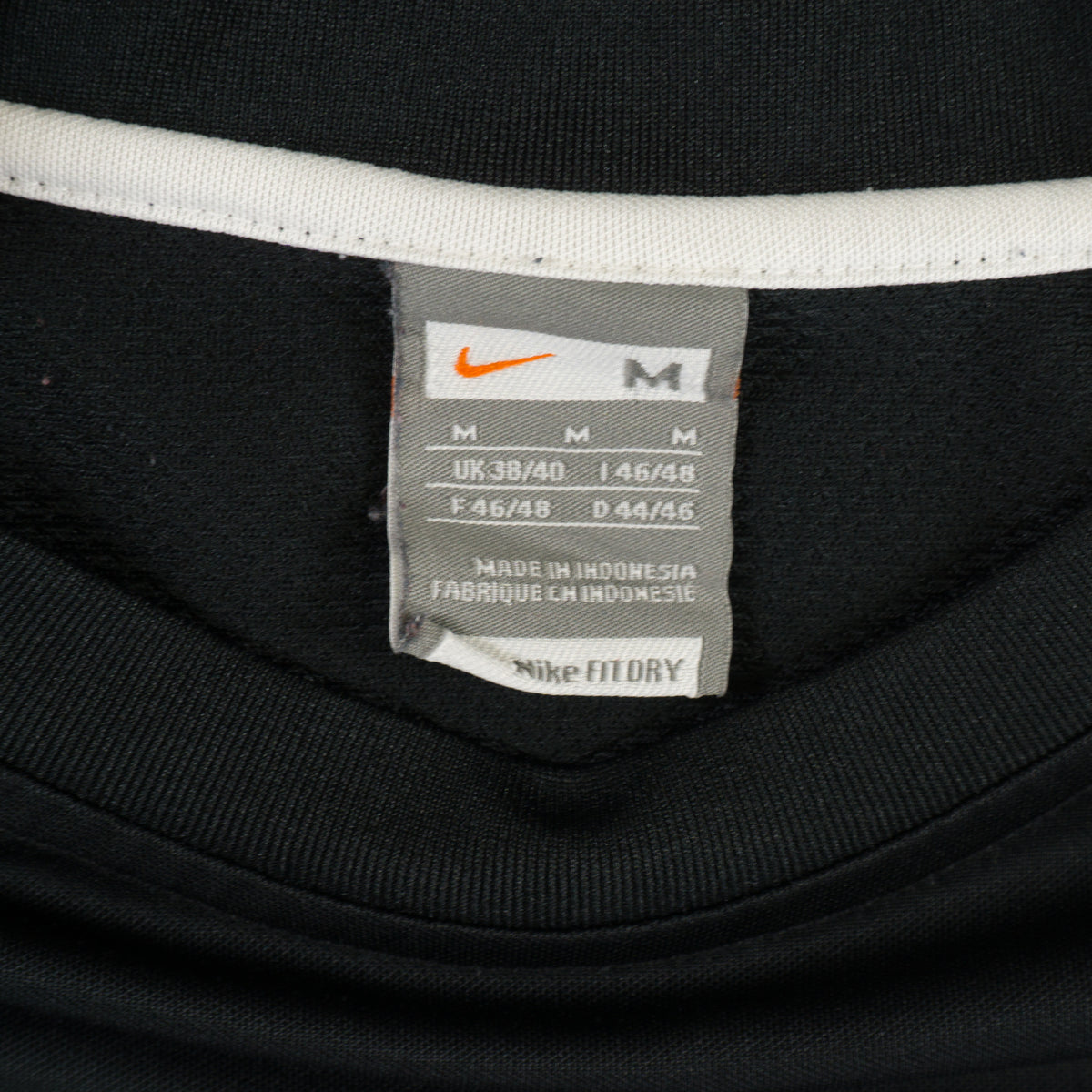 Nike Dri-Fit Винтидж 2000-те Черна Тениска