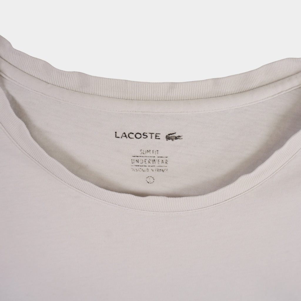 Lacoste Бяла Тениска