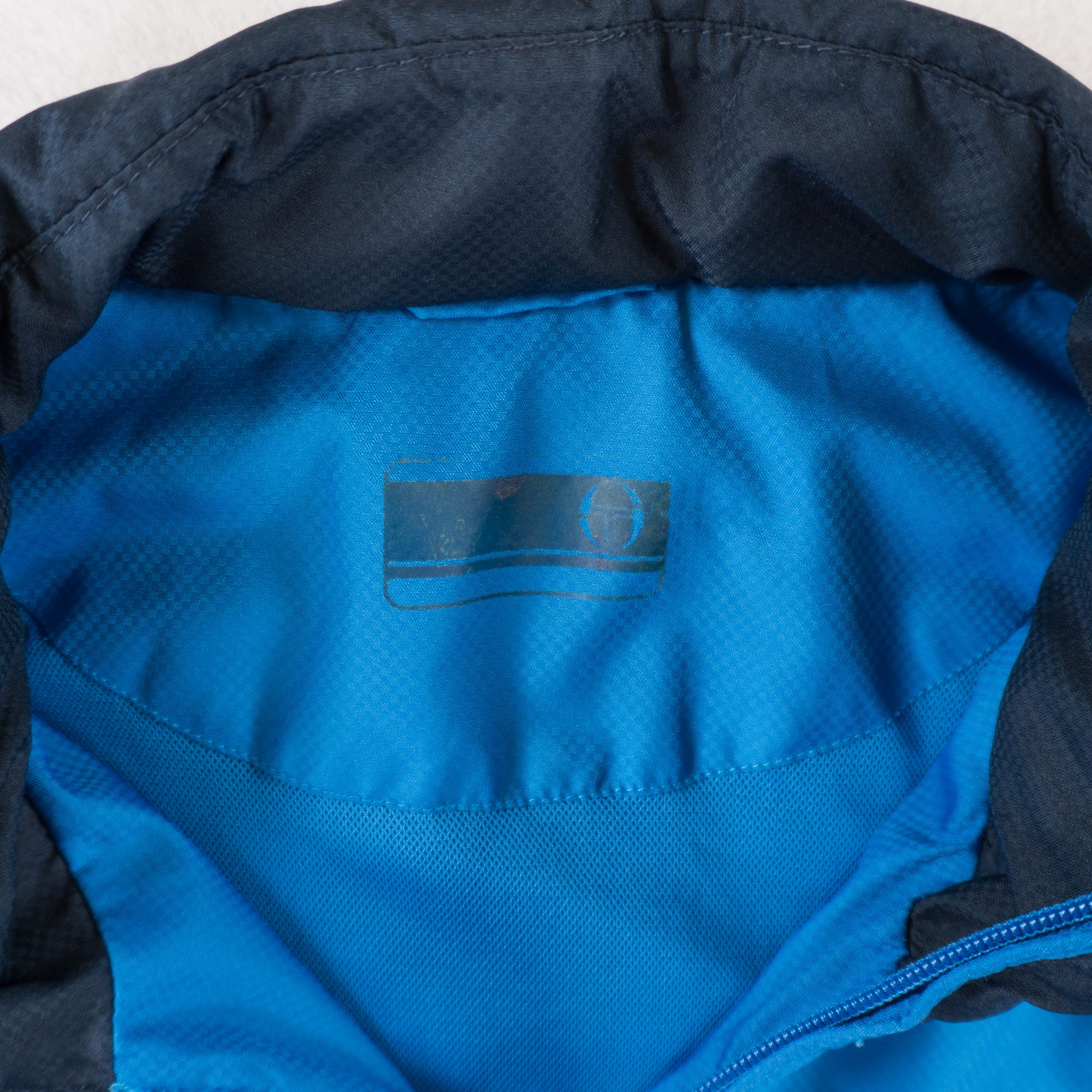 Sergio Tacchini Синьо Горнище с Малко Лого