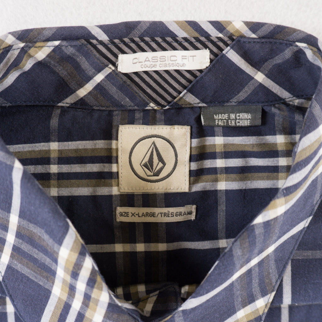 Volcom Карирана Риза с Къс Ръкав