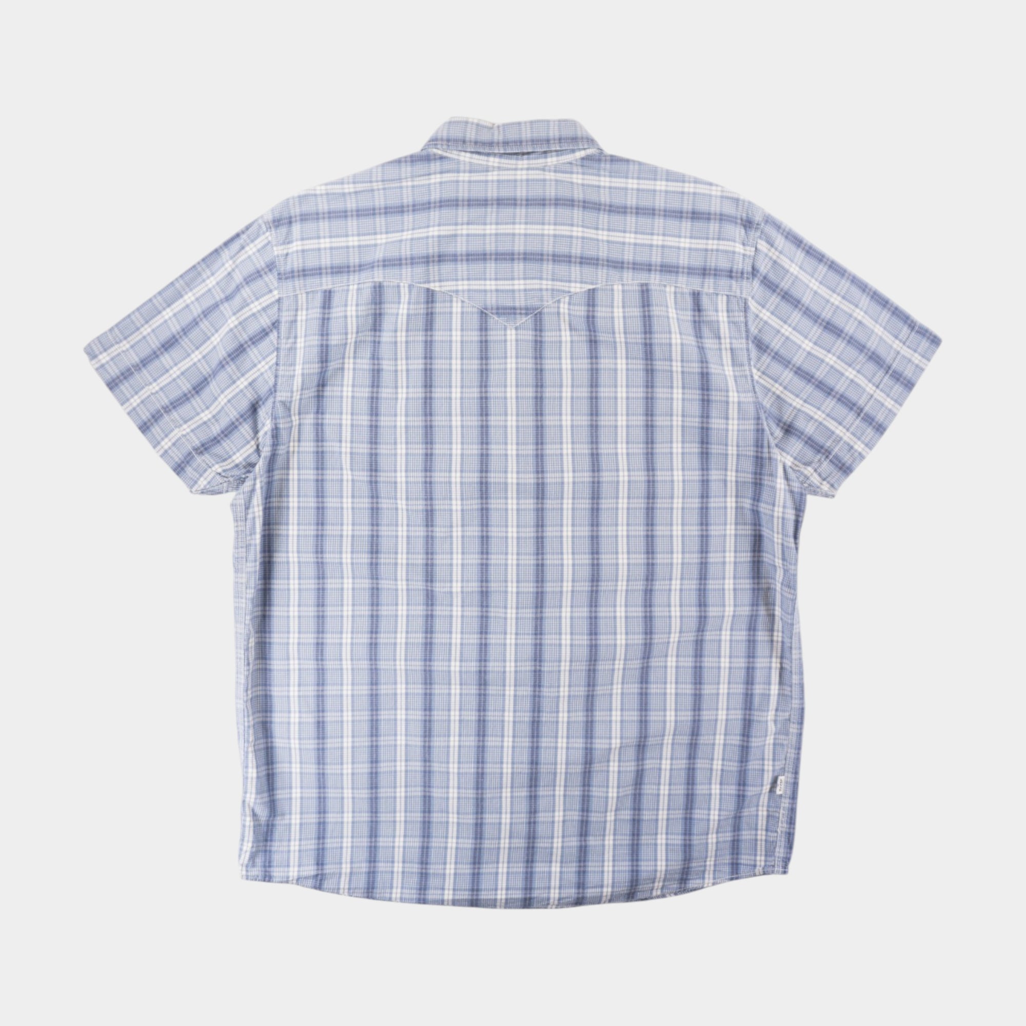 Levi's Синя Карирана Риза с Къв Ръкав