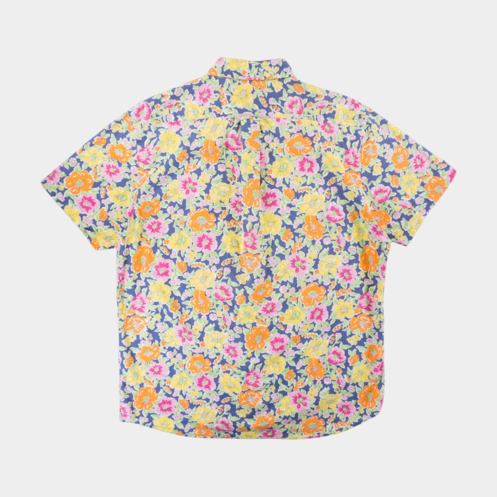 Polo Ralph Lauren Vintage Риза с Къс Ръкав и Флорални Мотиви