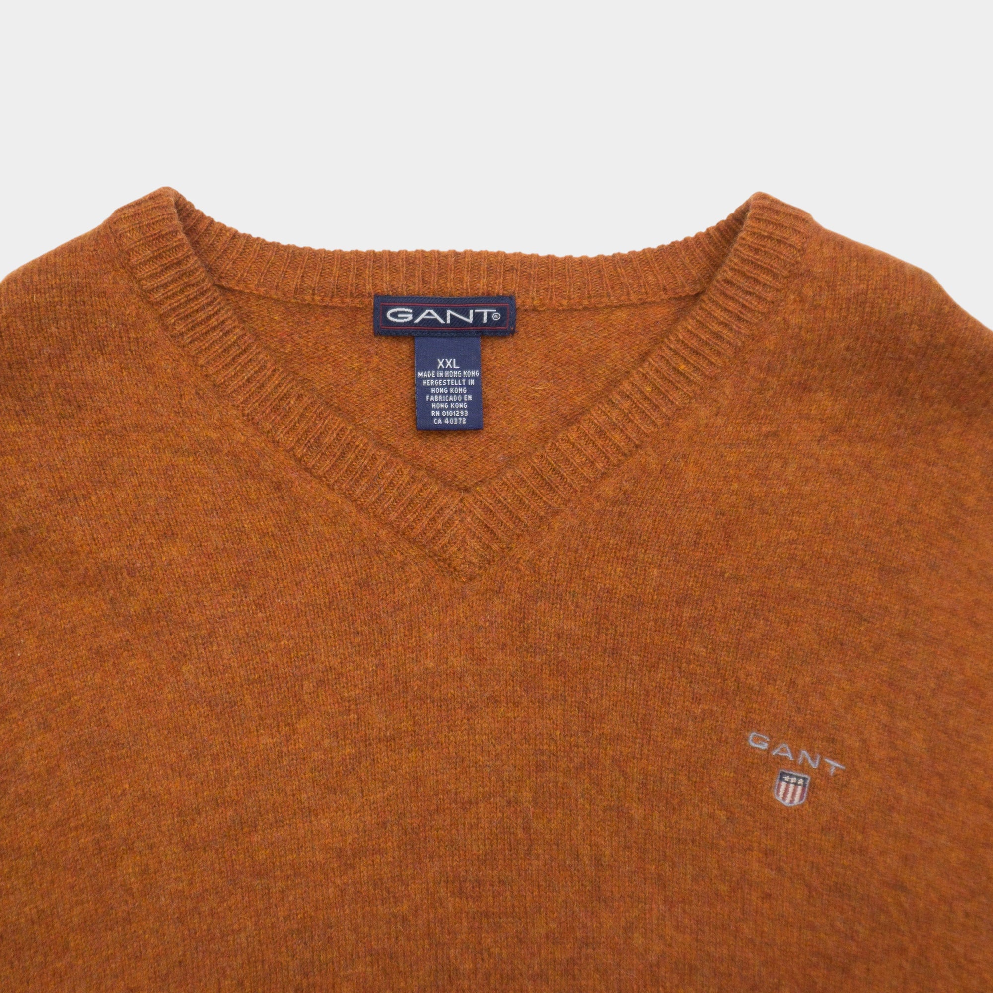 Gant Vintage Вълнен Пуловер