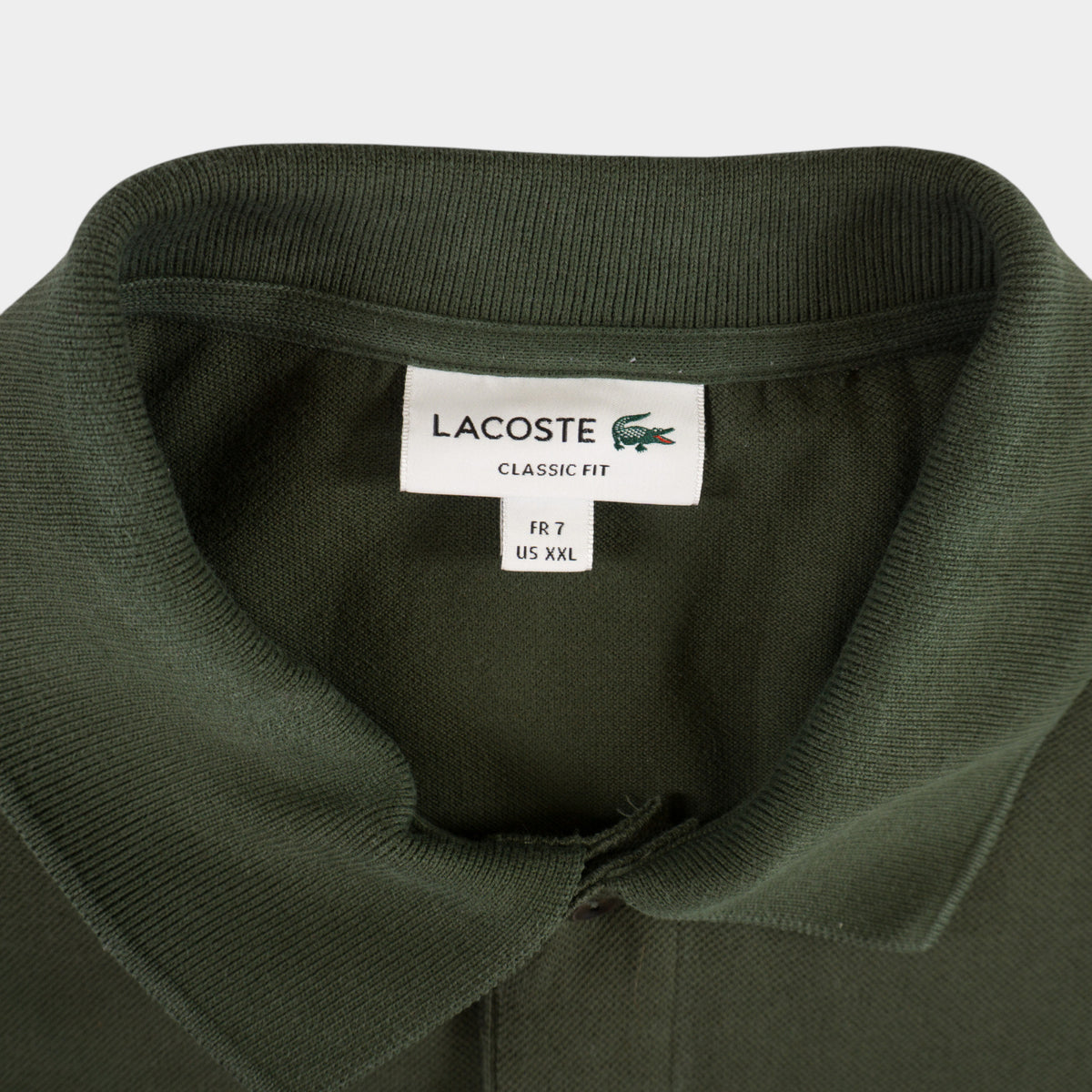Lacoste Зелена Тениска с Яка