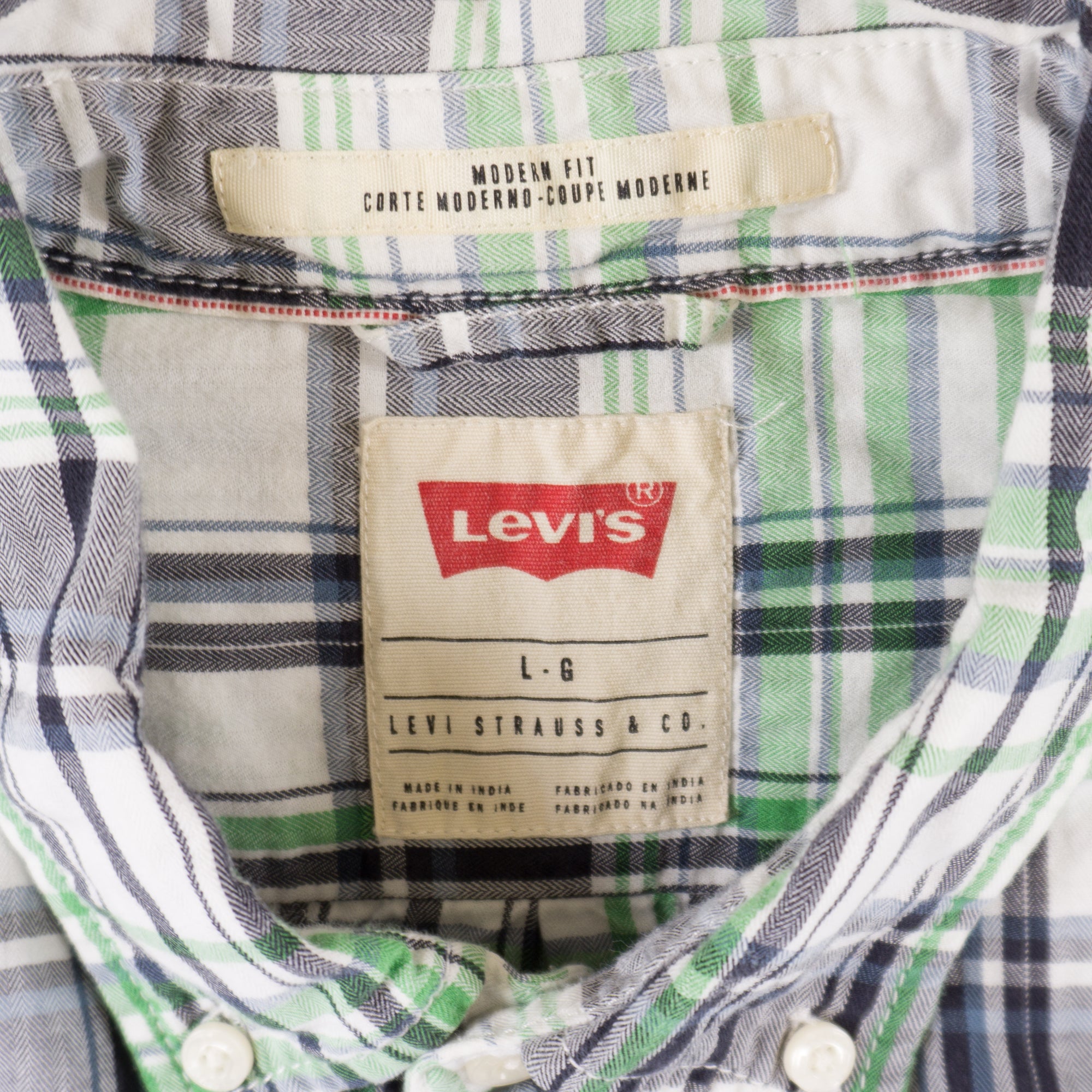 Levi's Карирана Риза с Къс Ръкав