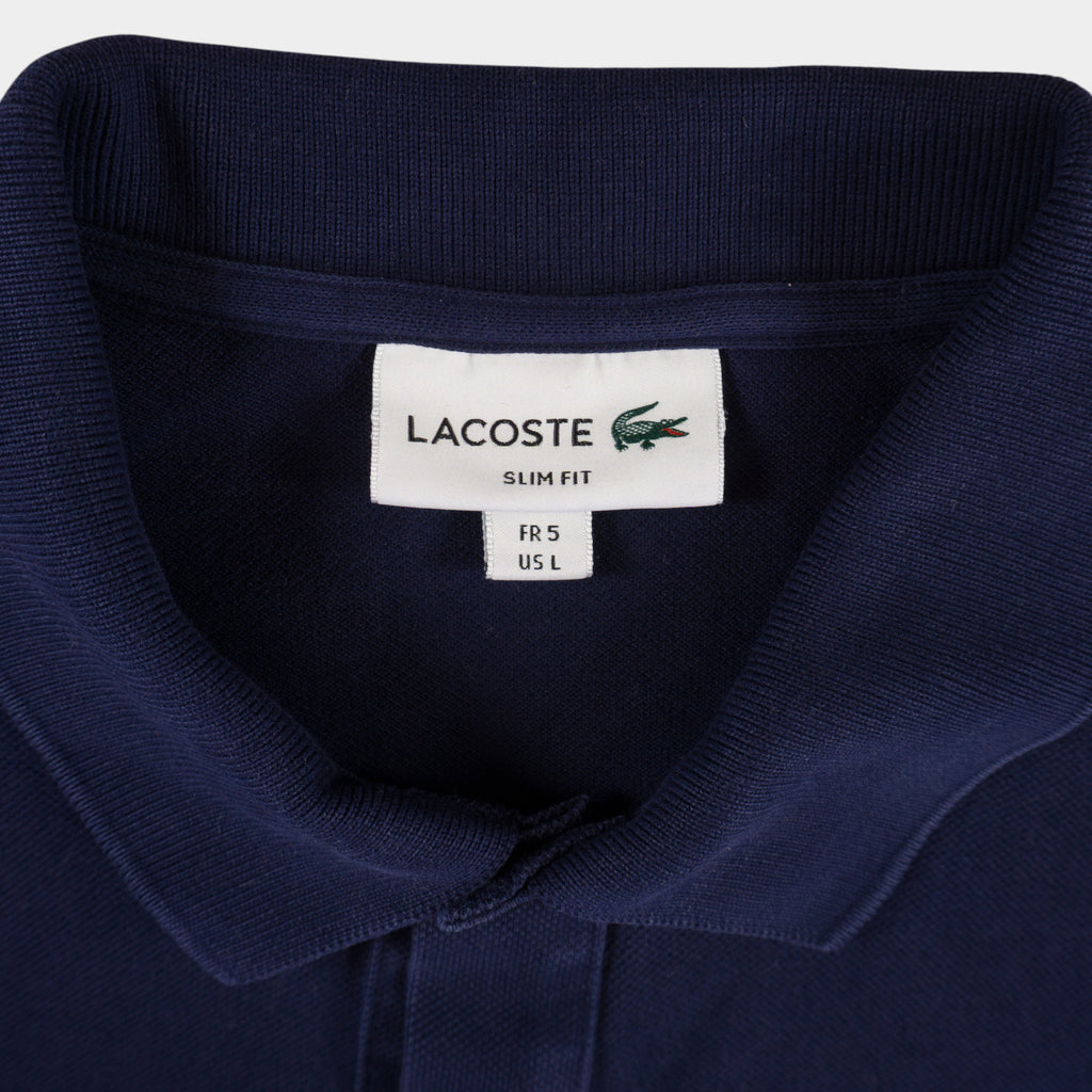 Lacoste Синя Тениска с Яка
