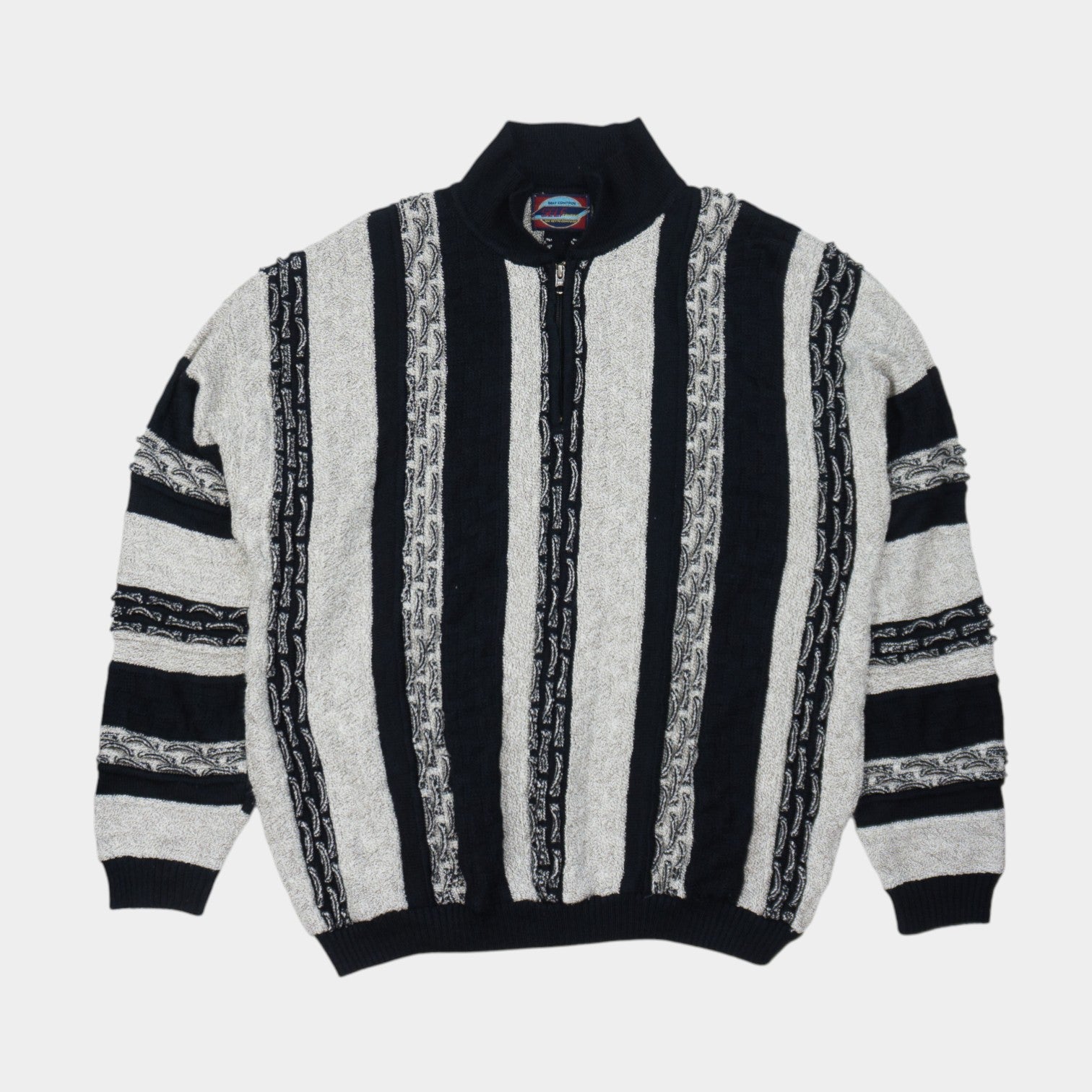 Vintage Quarter-Zip Пуловер