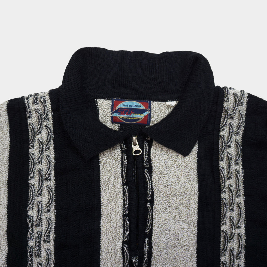 Vintage Quarter-Zip Пуловер