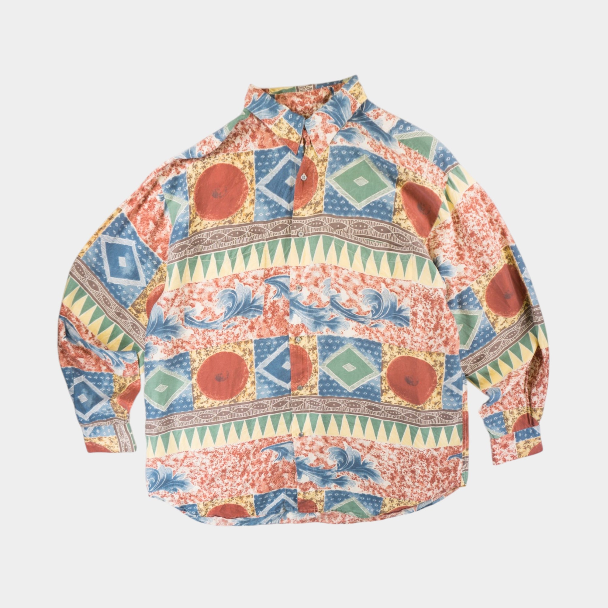 Silks Vintage Копринена Риза с Дълъг Ръкав