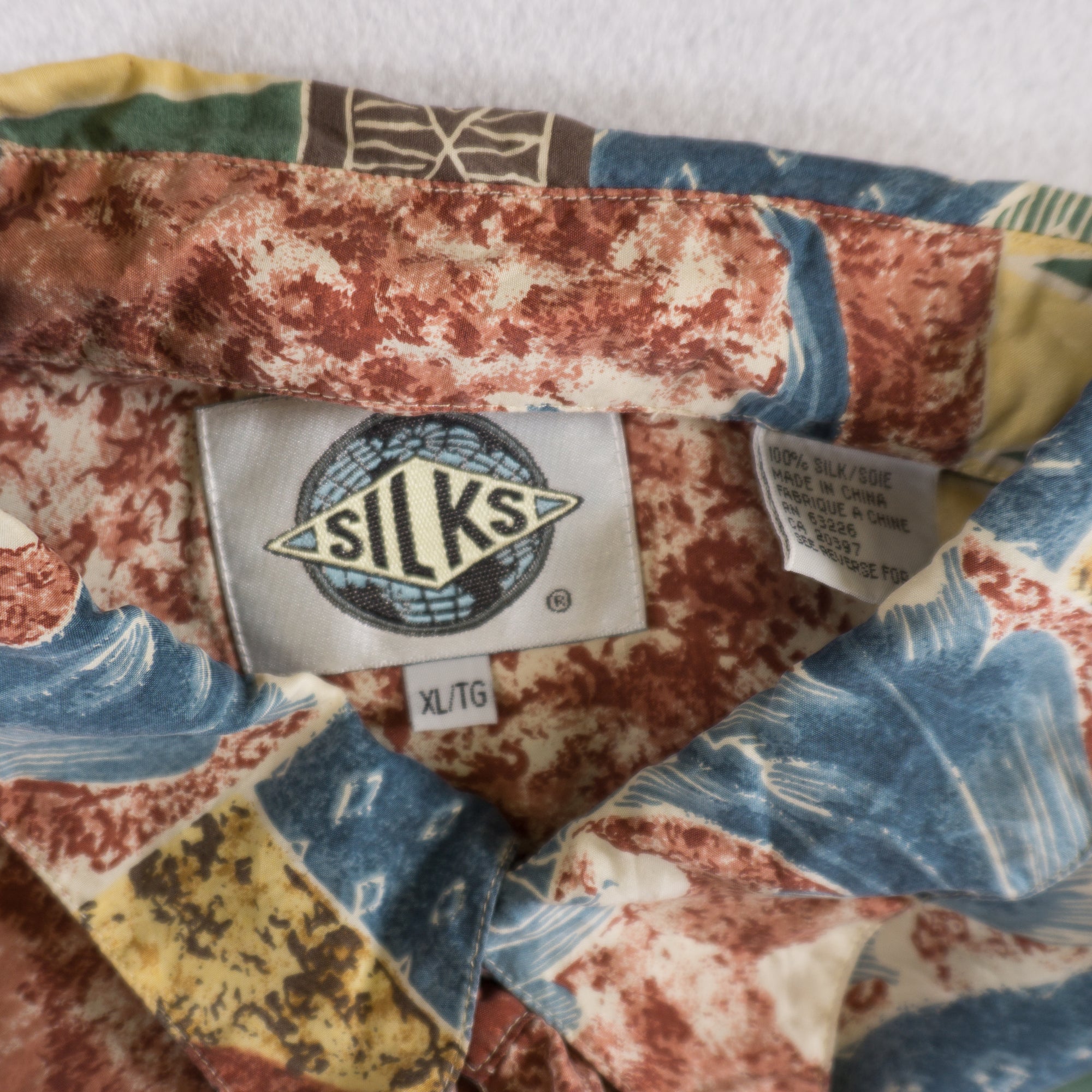 Silks Vintage Копринена Риза с Дълъг Ръкав