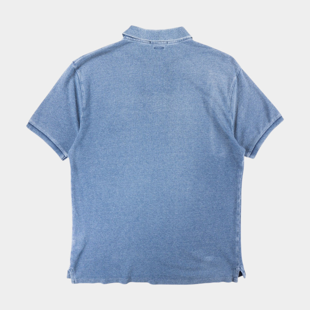 Polo Ralph Lauren Синя Тениска с Яка и Бродирано Лого