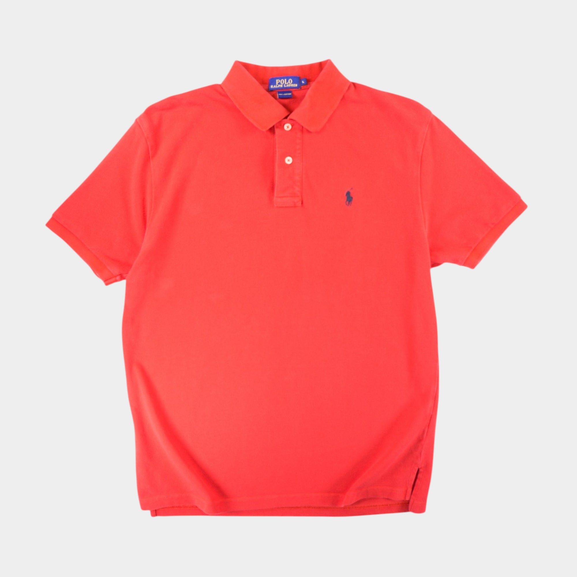Polo Ralph Lauren Червена Тениска с Яка и Бродирано Лого