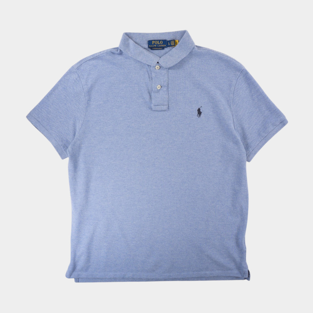 Polo Ralph Lauren Синя Тениска с Яка и Бродирано Лого