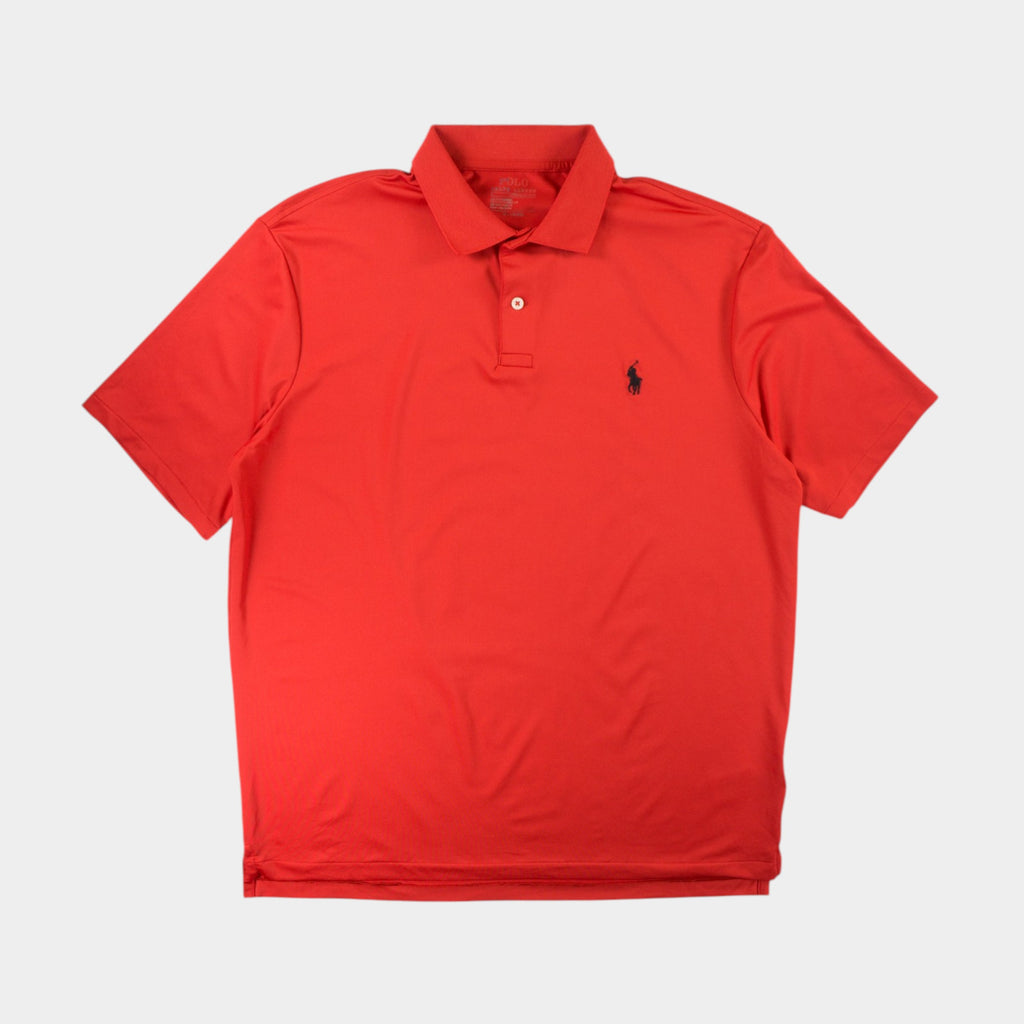 Polo Ralph Lauren Червена Тениска с Яка и Бродирано Лого