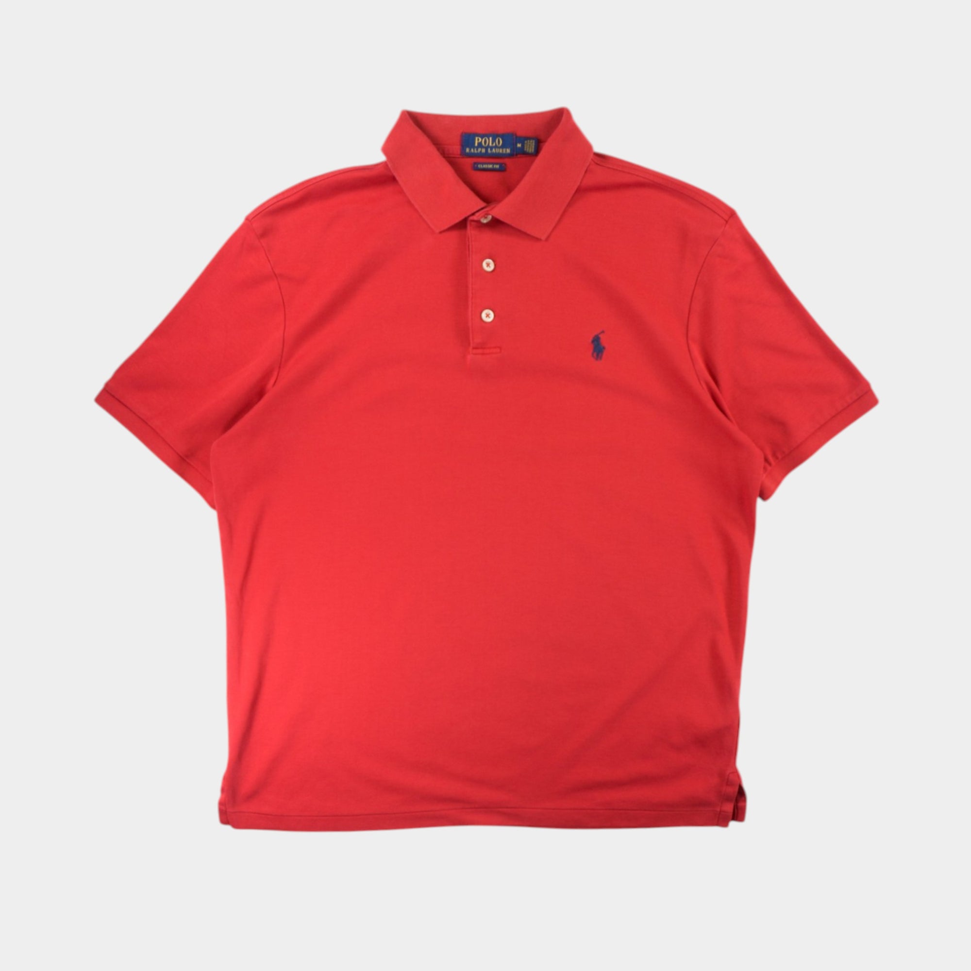 Polo Ralph Lauren Червена Тениска с Яка и Бродирано Лого
