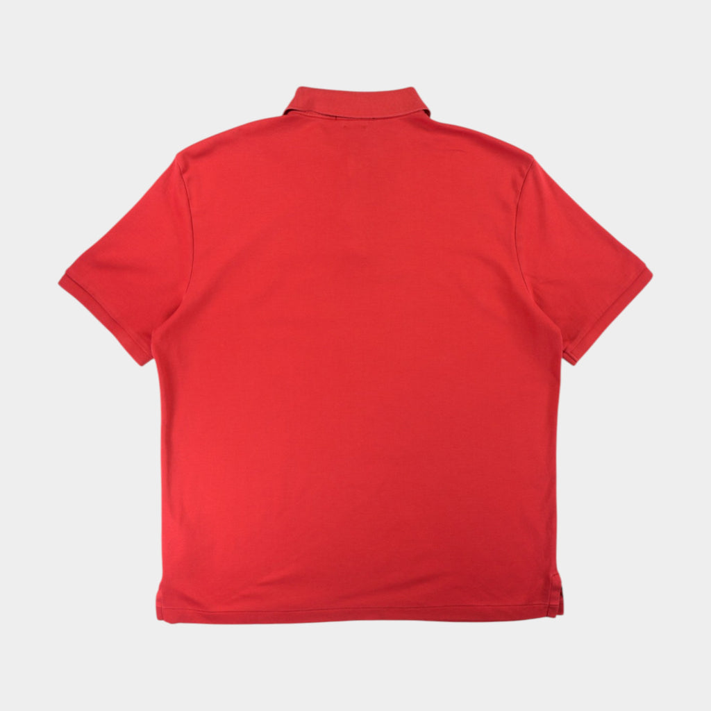 Polo Ralph Lauren Червена Тениска с Яка и Бродирано Лого