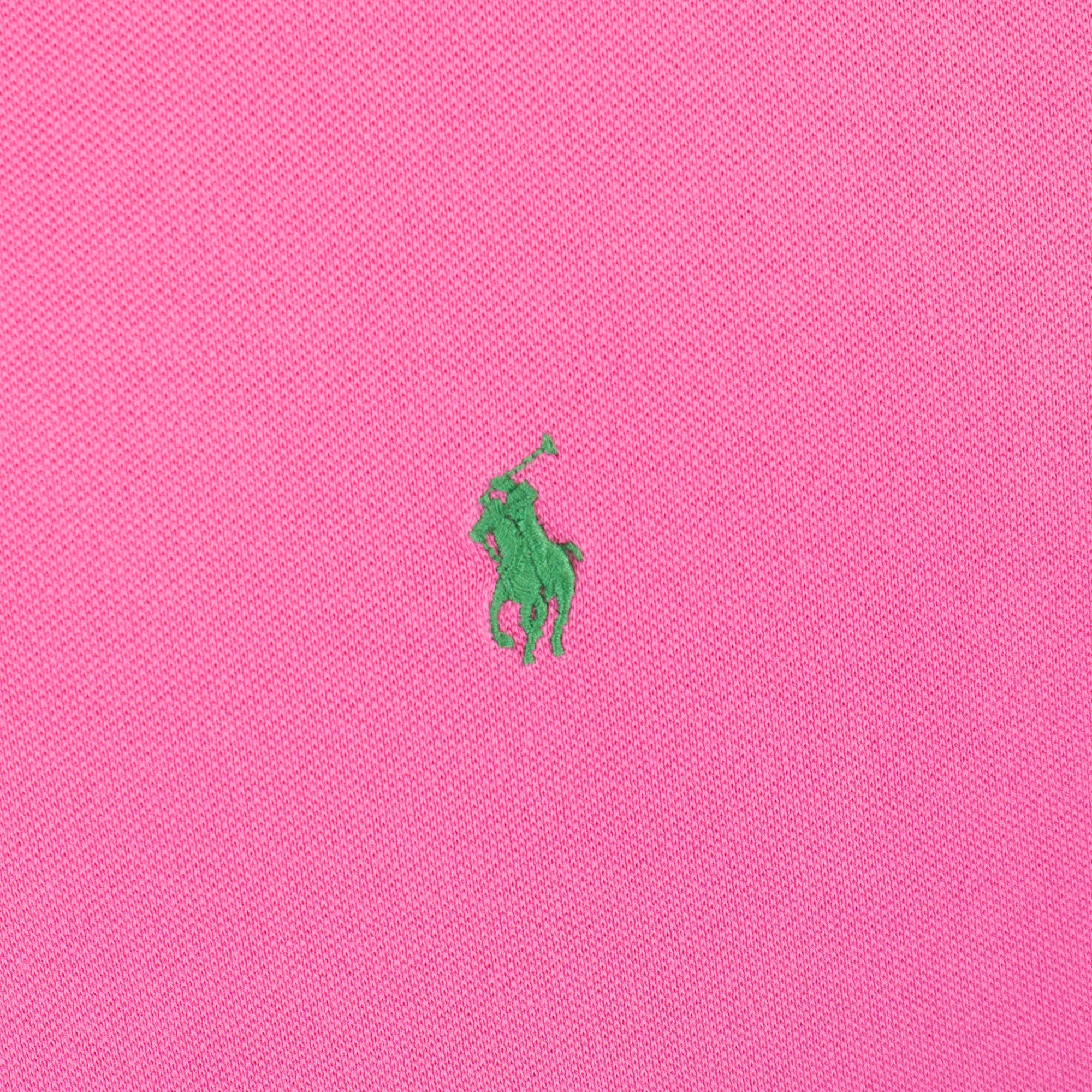 Polo Golf Ralph Lauren Розова Тениска с Яка и Бродирано Лого