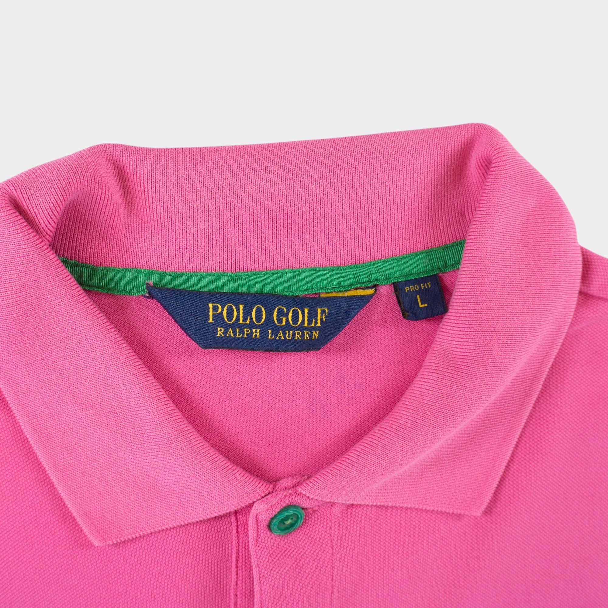 Polo Golf Ralph Lauren Розова Тениска с Яка и Бродирано Лого