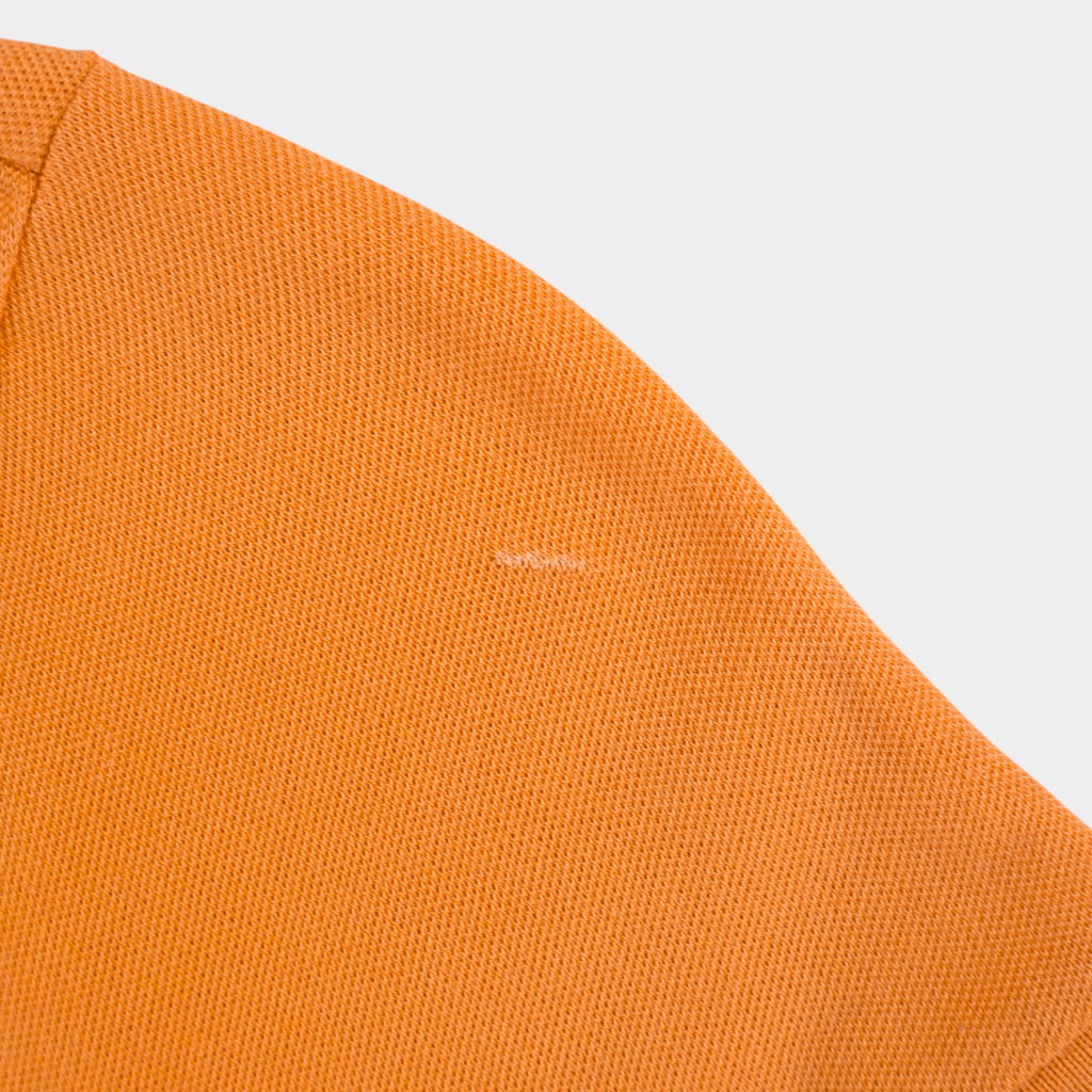 Ralph Lauren Vintage Оранжева Тениска с Яка и Бродирано Лого