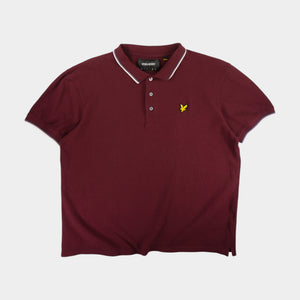 Lyle & Scott Червена Тениска с Яка