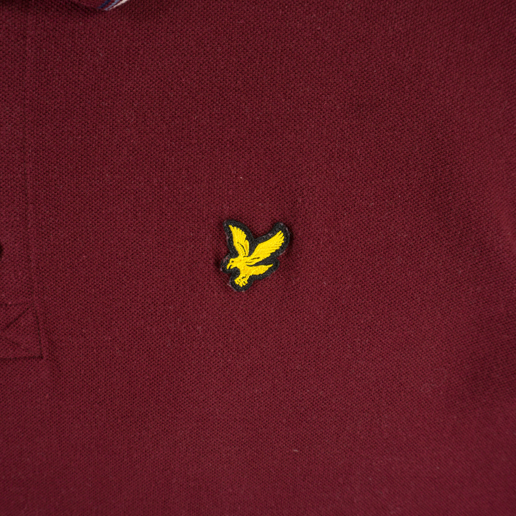 Lyle & Scott Червена Тениска с Яка