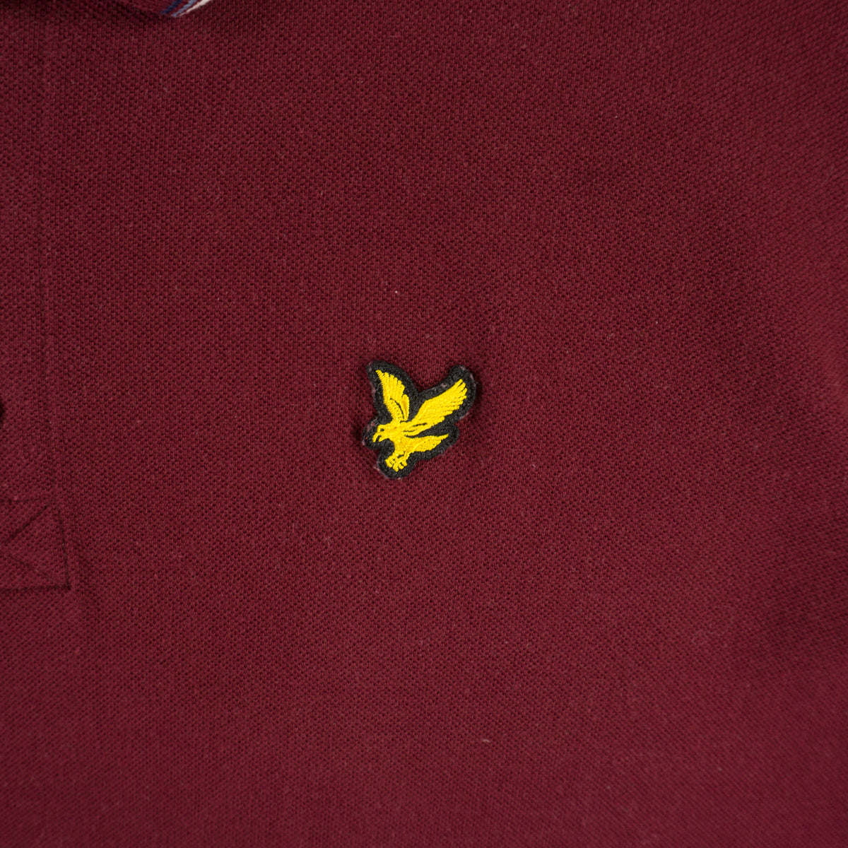 Lyle & Scott Червена Тениска с Яка