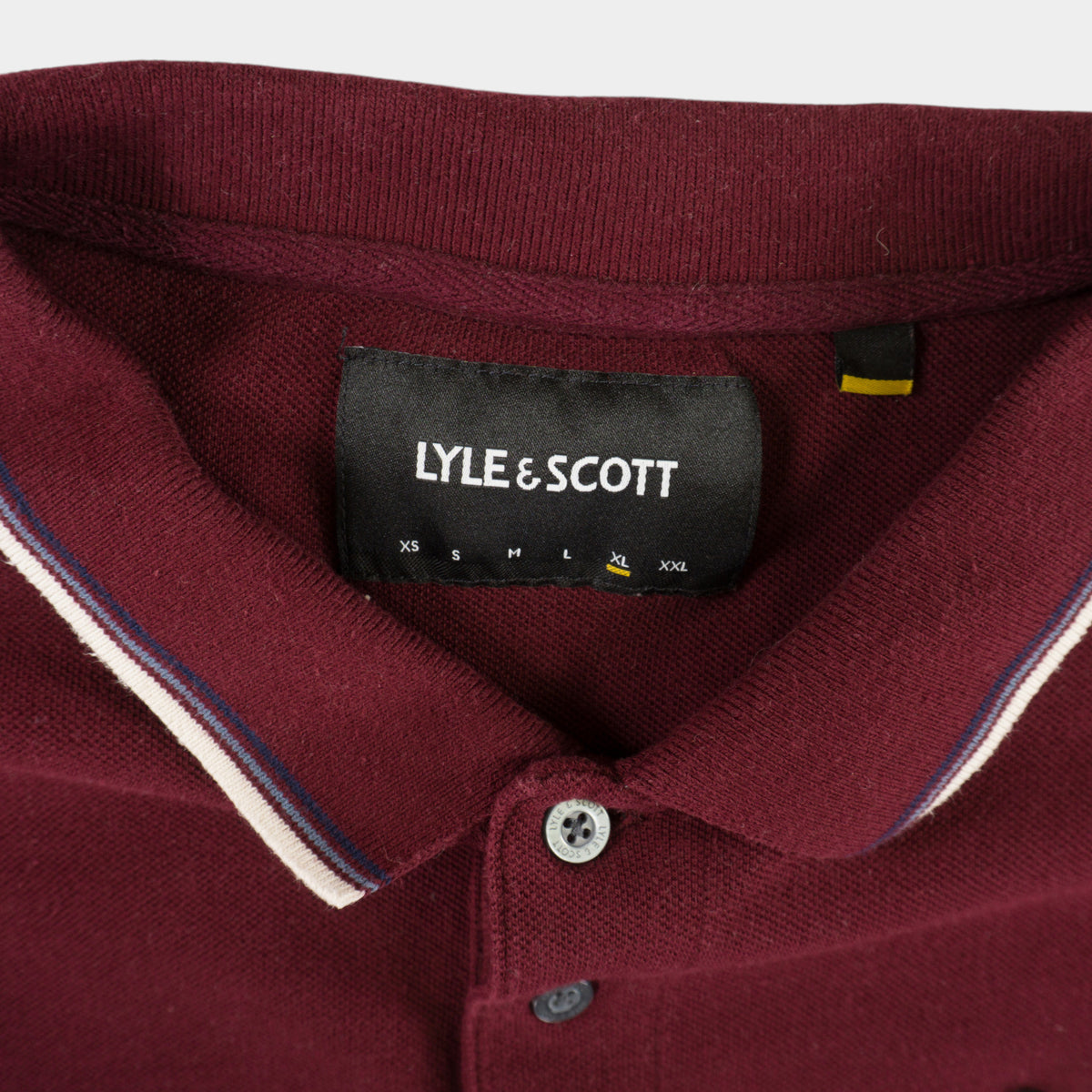 Lyle & Scott Червена Тениска с Яка