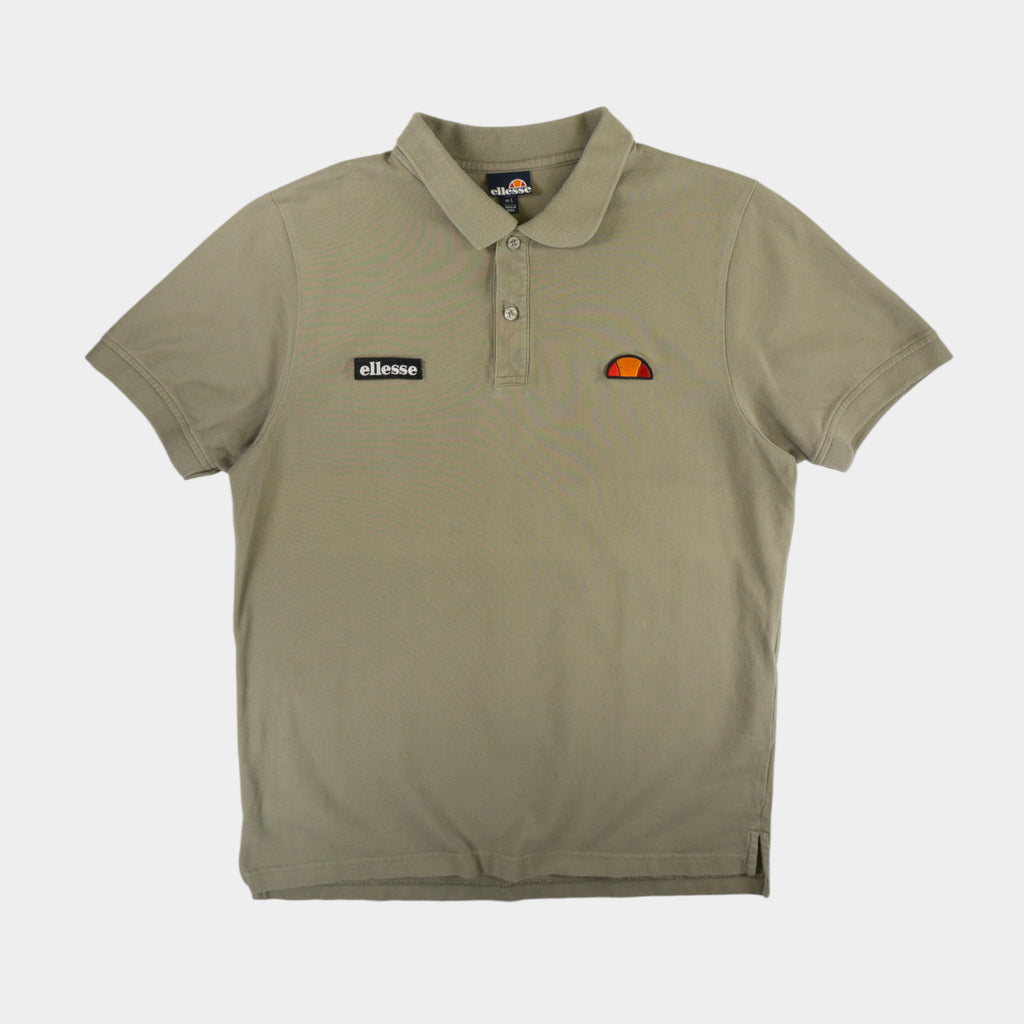 Ellesse Зелена Тениска с Яка