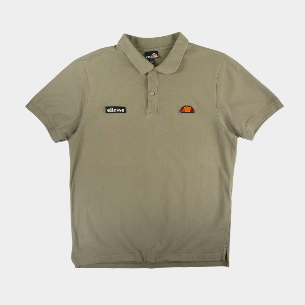 Ellesse Зелена Тениска с Яка