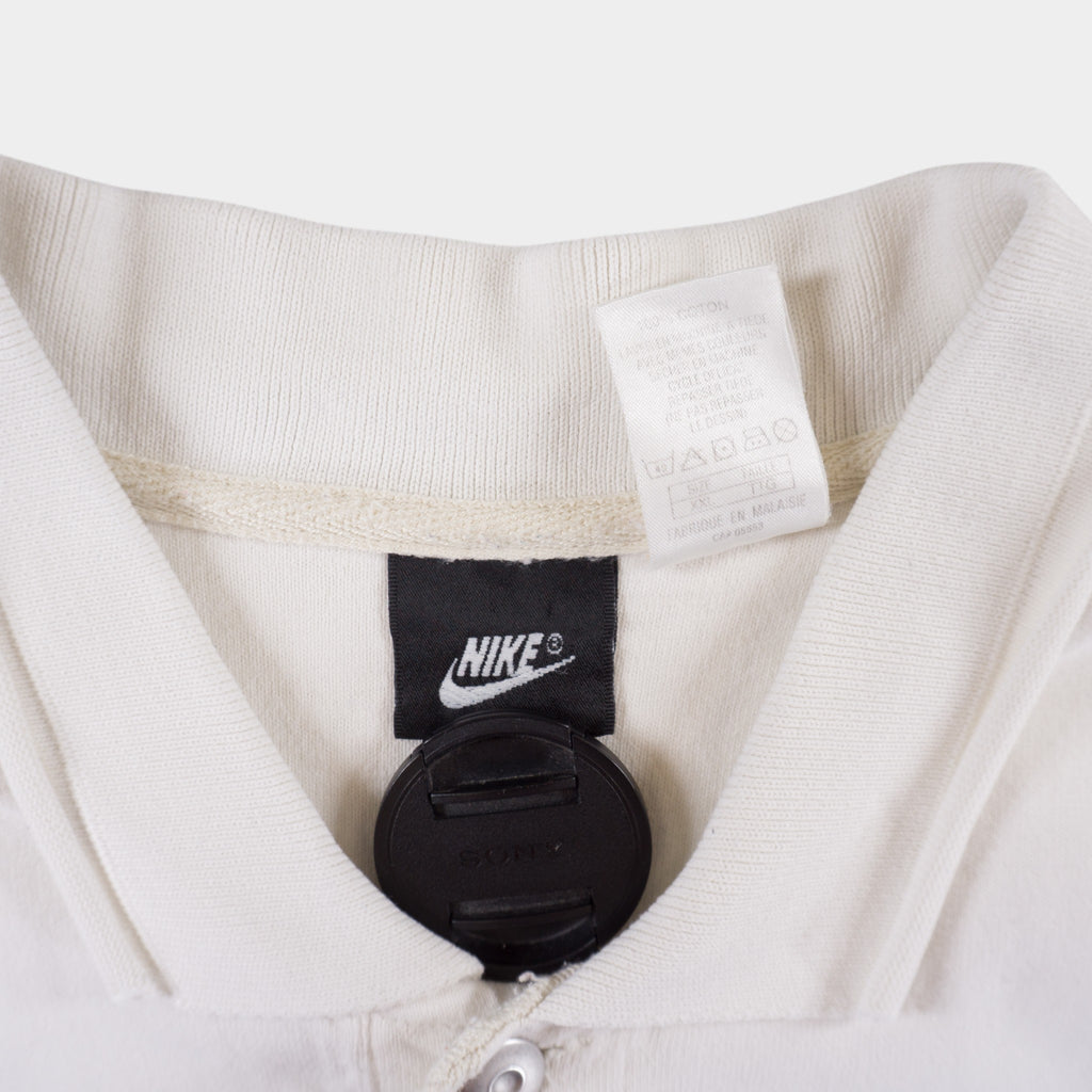 Nike Vintage Тениска с Яка и Бродирано Лого