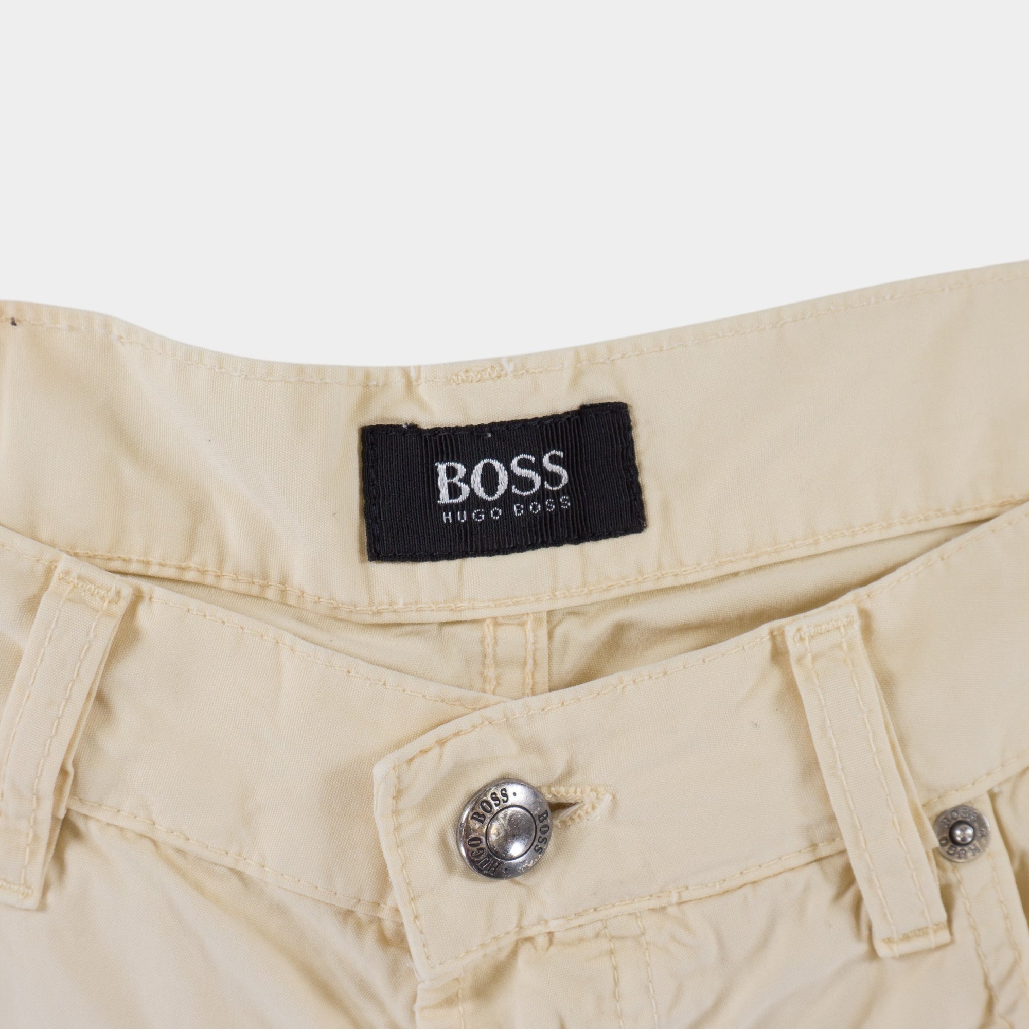 Hugo Boss Vintage Жълти Къси Панталони