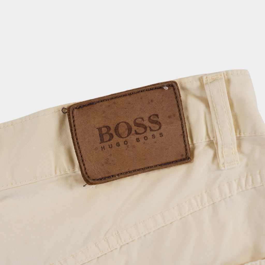 Hugo Boss Vintage Жълти Къси Панталони