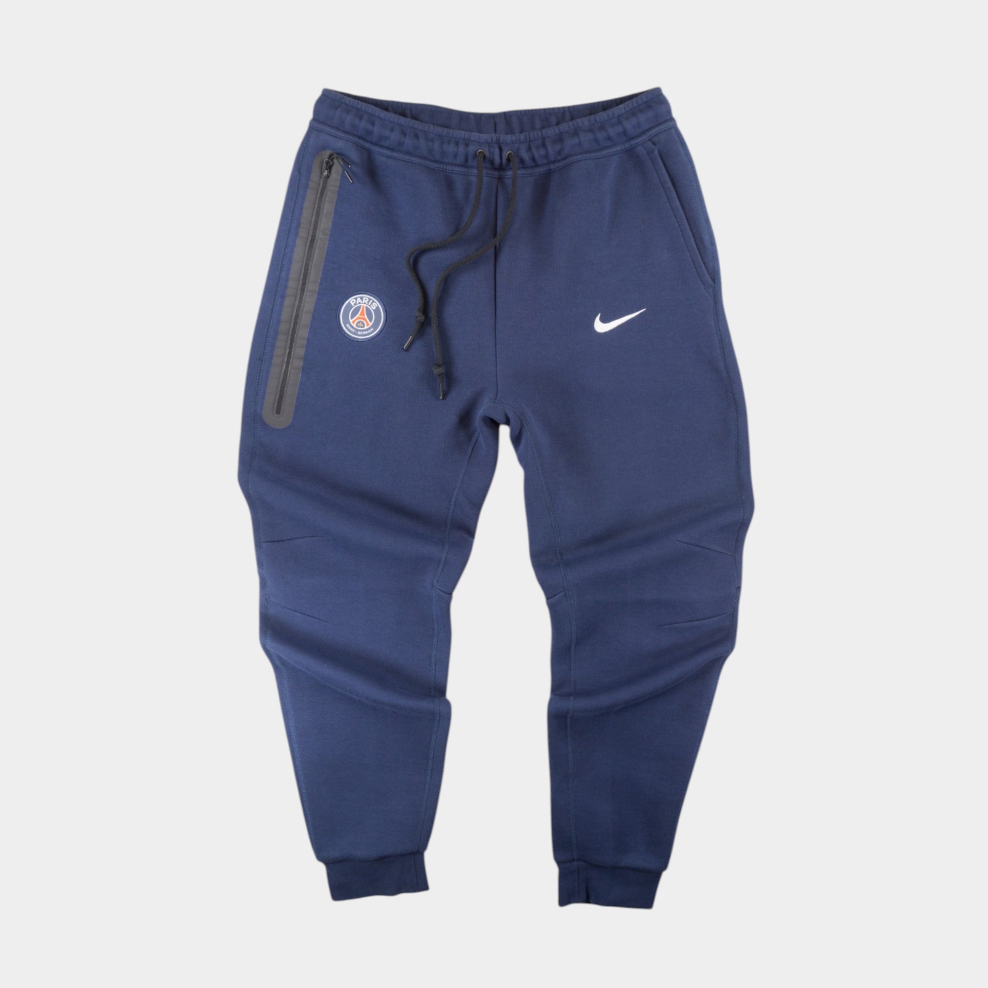 Nike X PSG Tech Fleece Тъмно Син Анцуг с Бродирани Лога