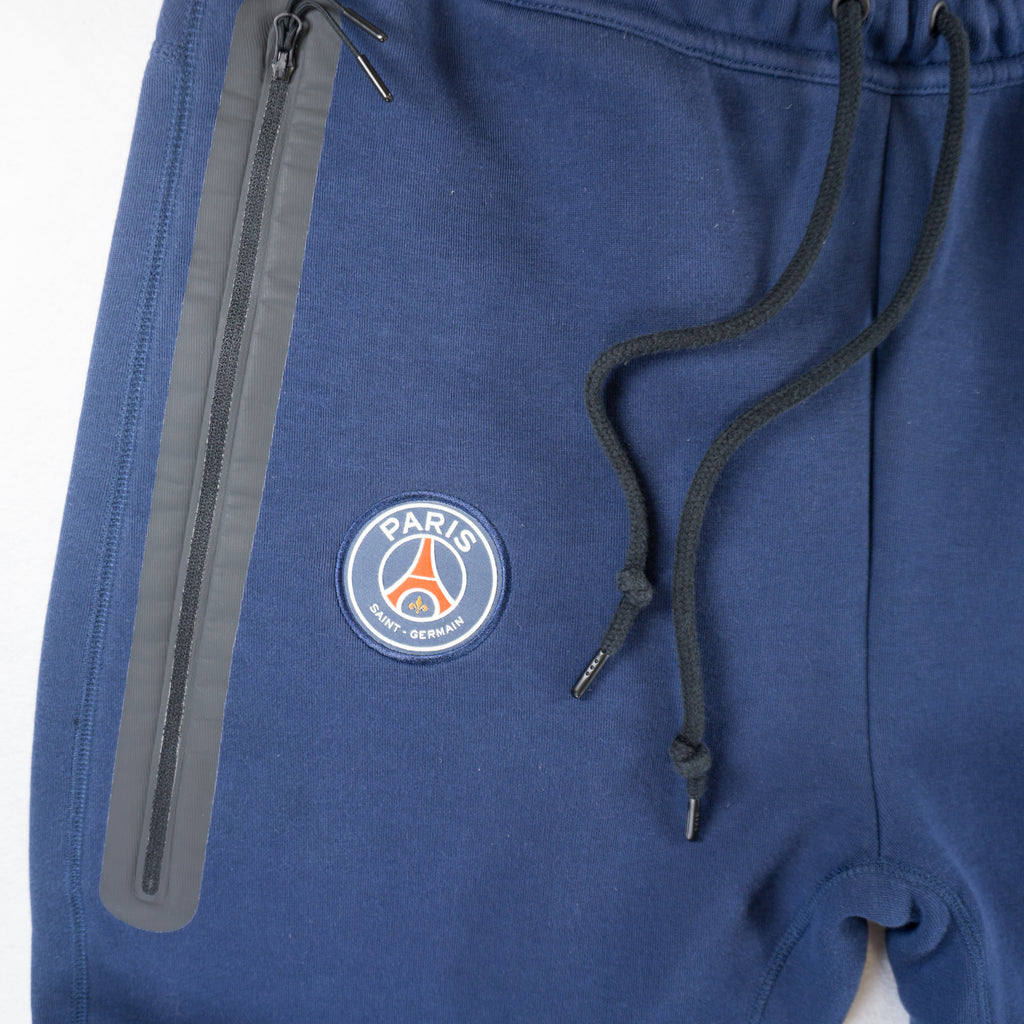 Nike X PSG Tech Fleece Тъмно Син Анцуг с Бродирани Лога