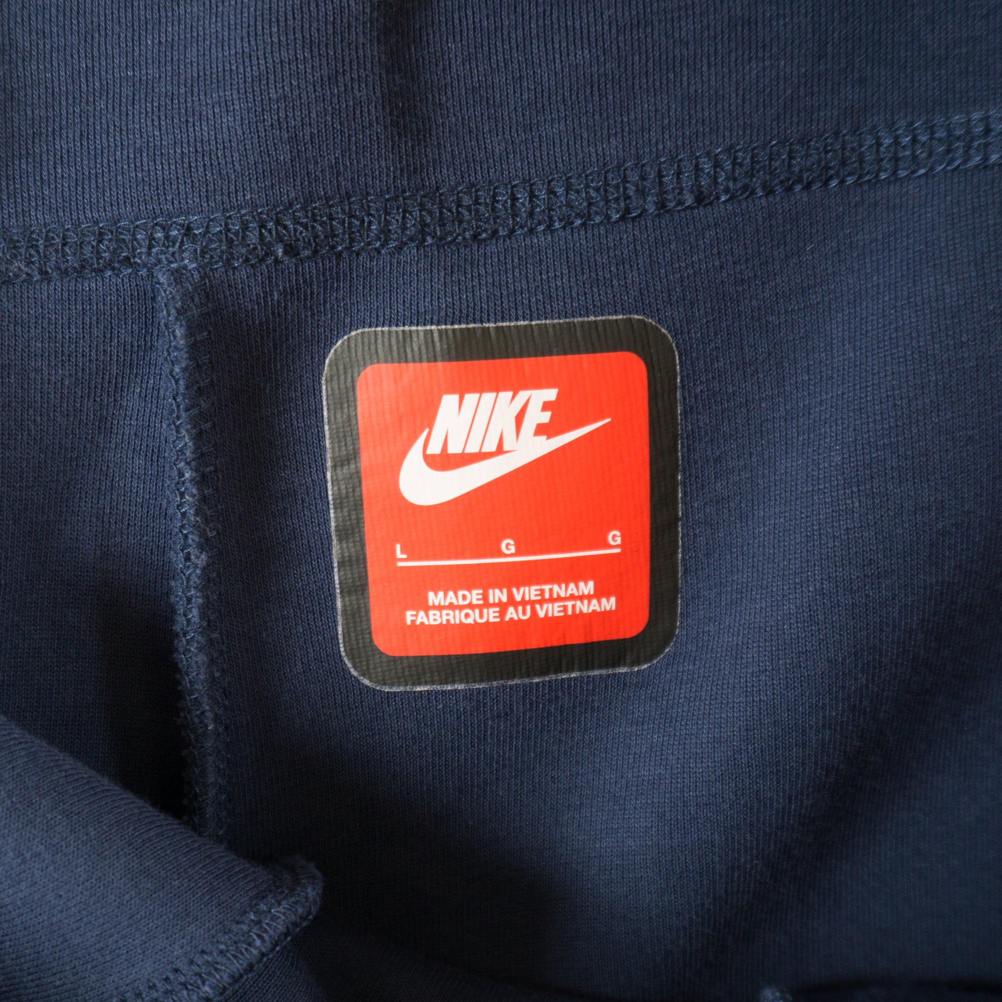 Nike X PSG Tech Fleece Тъмно Син Анцуг с Бродирани Лога