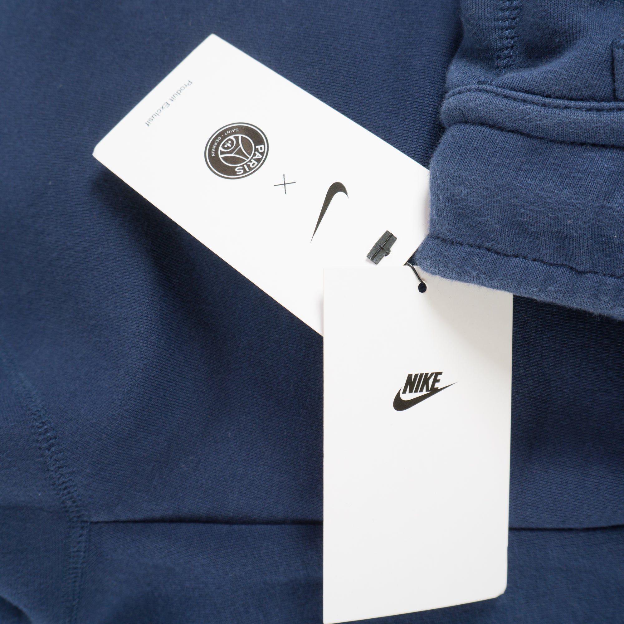 Nike X PSG Tech Fleece Тъмно Син Анцуг с Бродирани Лога