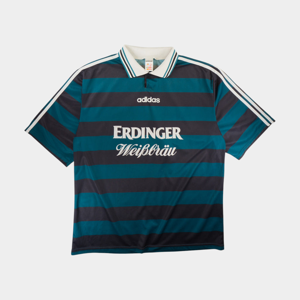Adidas Винтидж 90-те TSV Erding Зелено Джърси