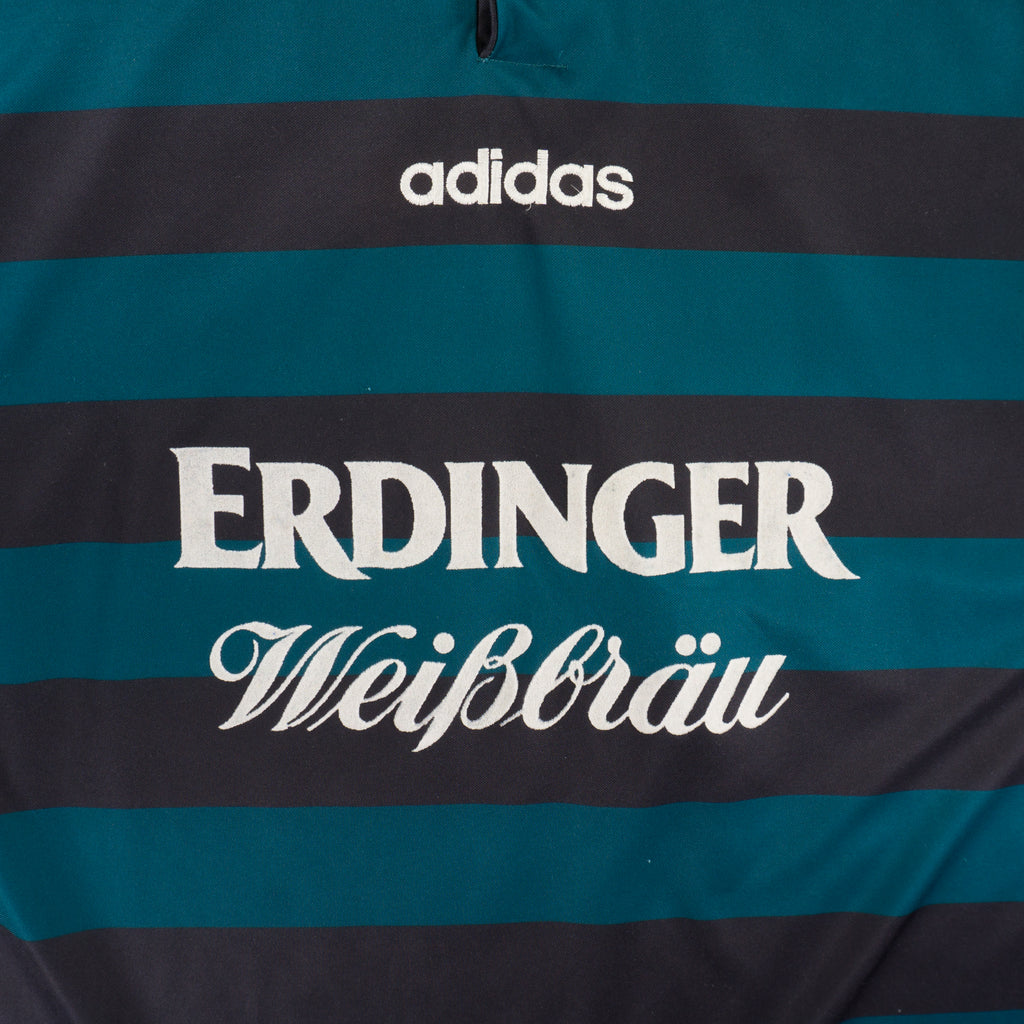 Adidas Винтидж 90-те TSV Erding Зелено Джърси