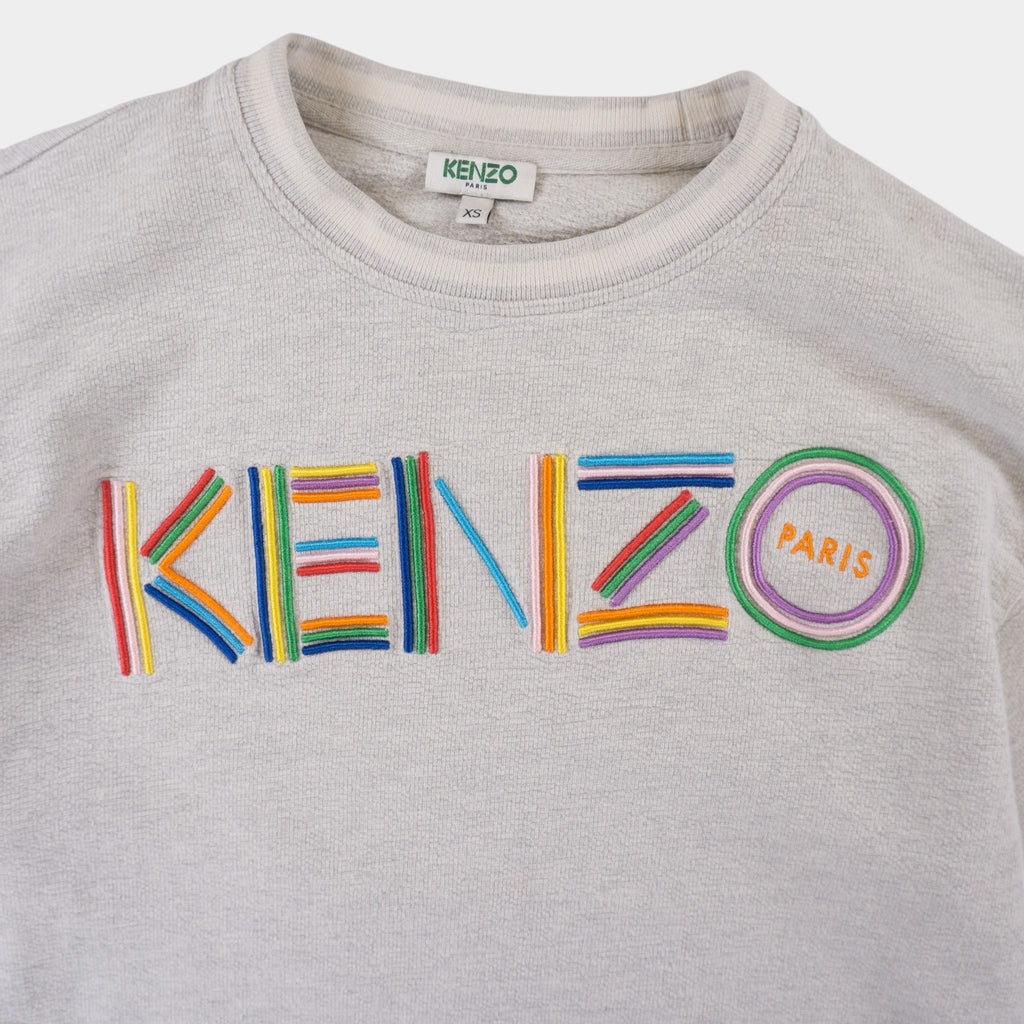 Kenzo Paris Сива Блуза с Бродирано Лого