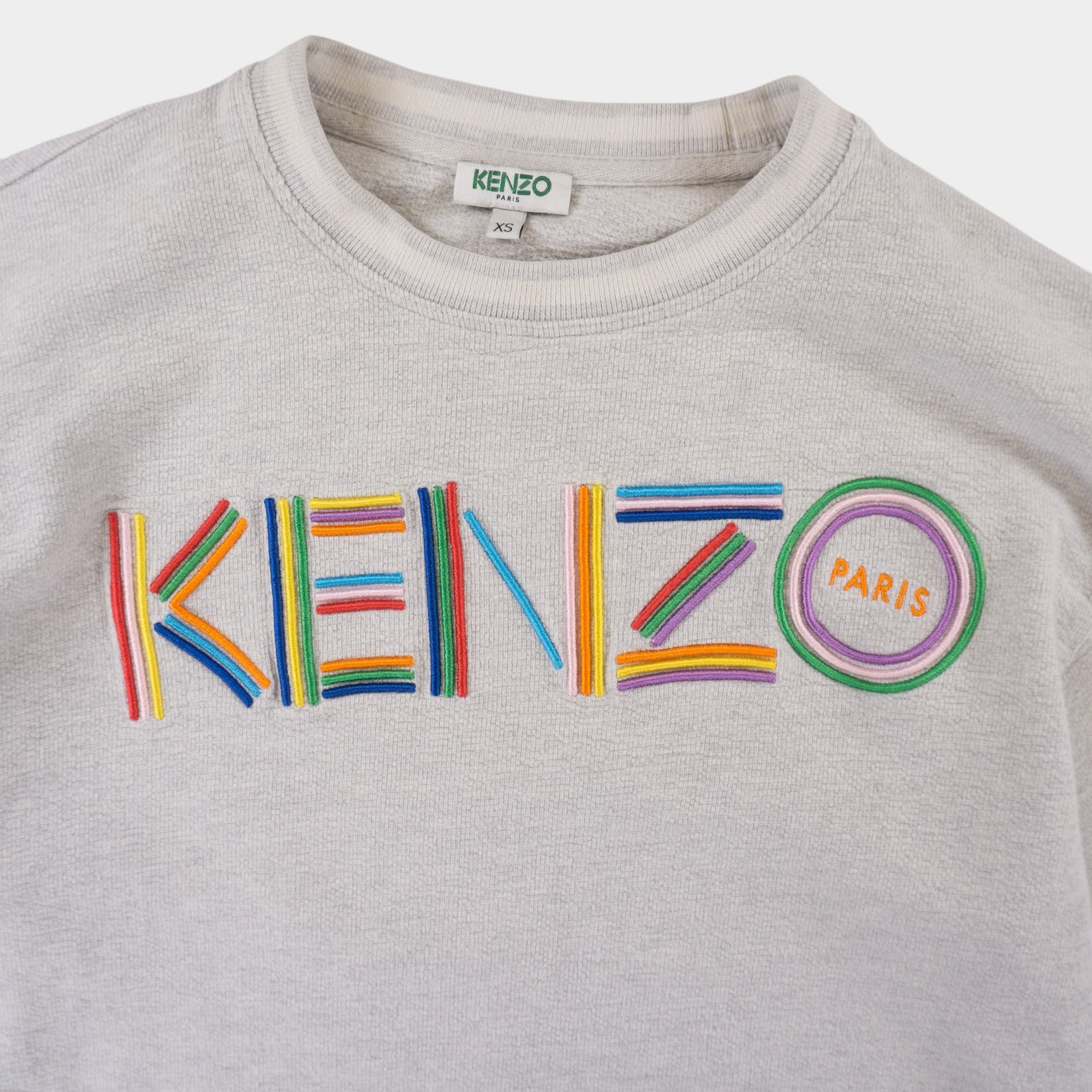 Kenzo Paris Сива Блуза с Бродирано Лого