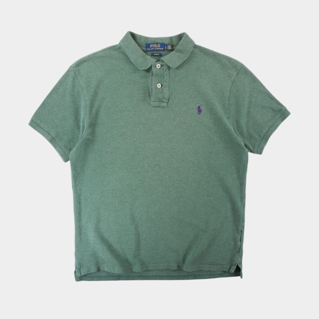 Polo Ralph Lauren Зелена Тениска с Яка и Бродирано Лого