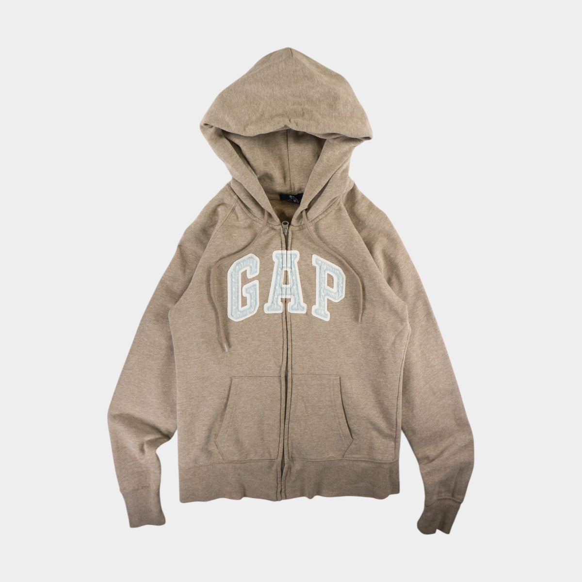 GAP Бежов Суичър с Цип