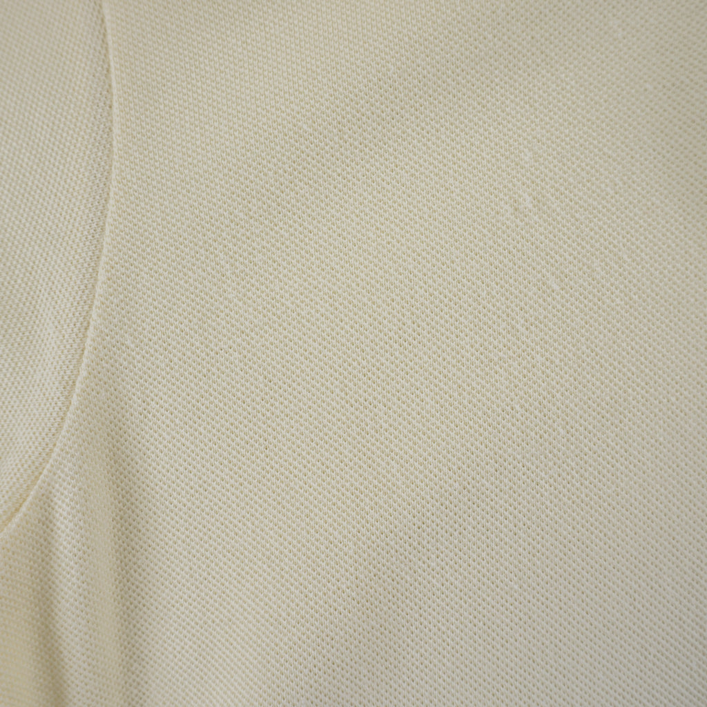 Lacoste Vintage Бежова Тениска с Яка и Бродирано Лого