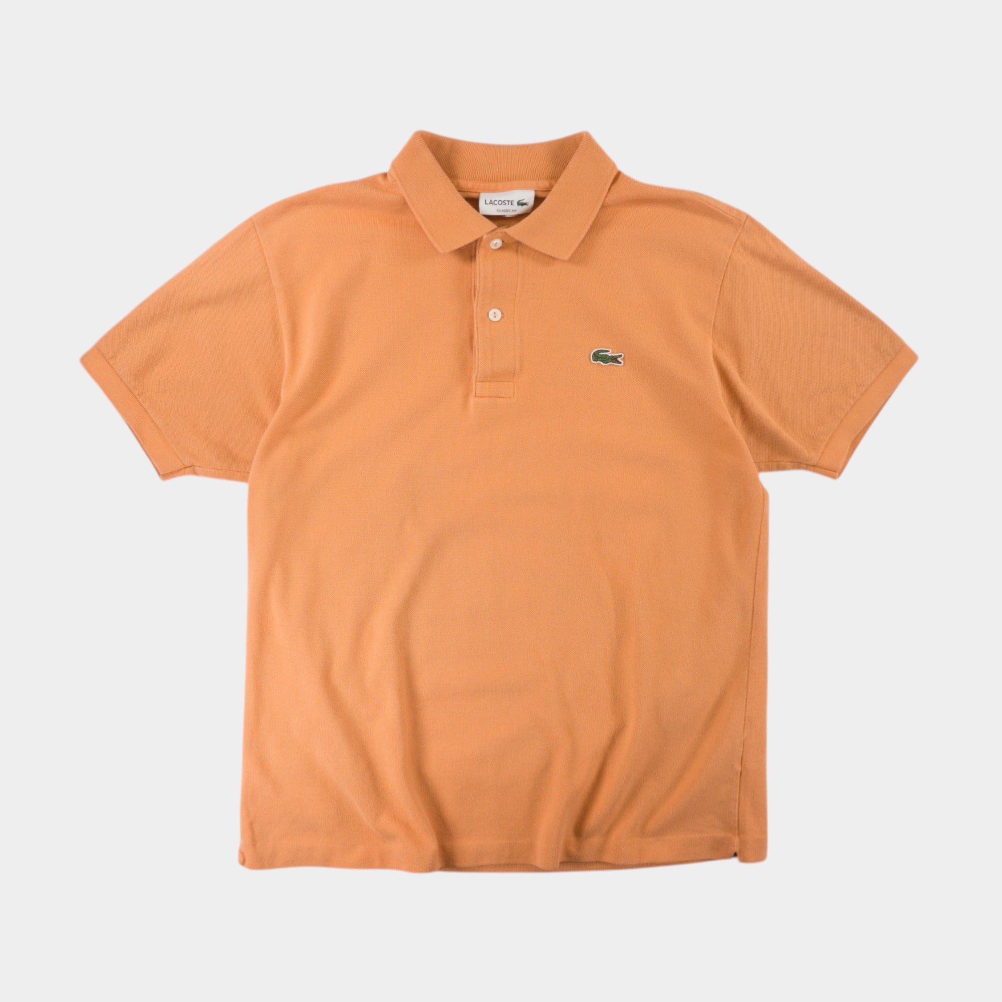 Lacoste Оранжева Тениска с Яка и Бродирано Лого