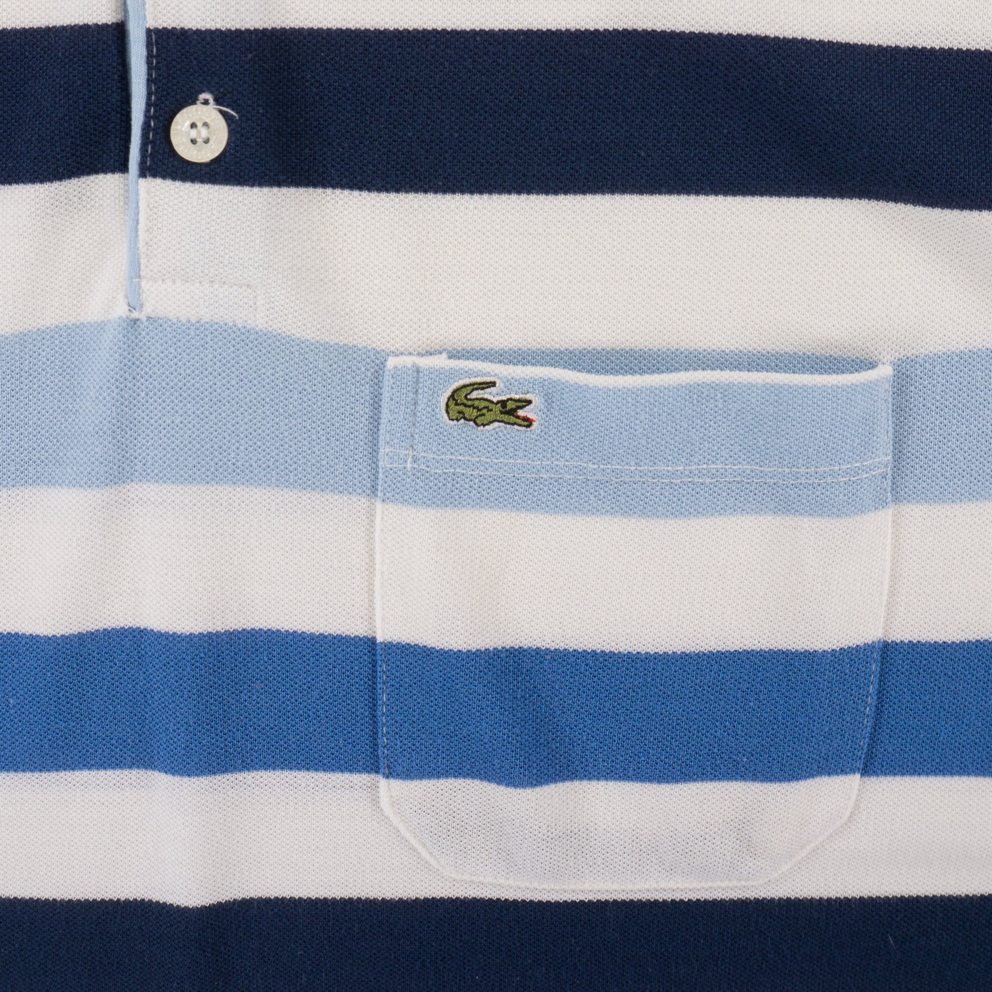 Lacoste Sport Vintage Раирана Тениска с Яка и Бродирано Лого
