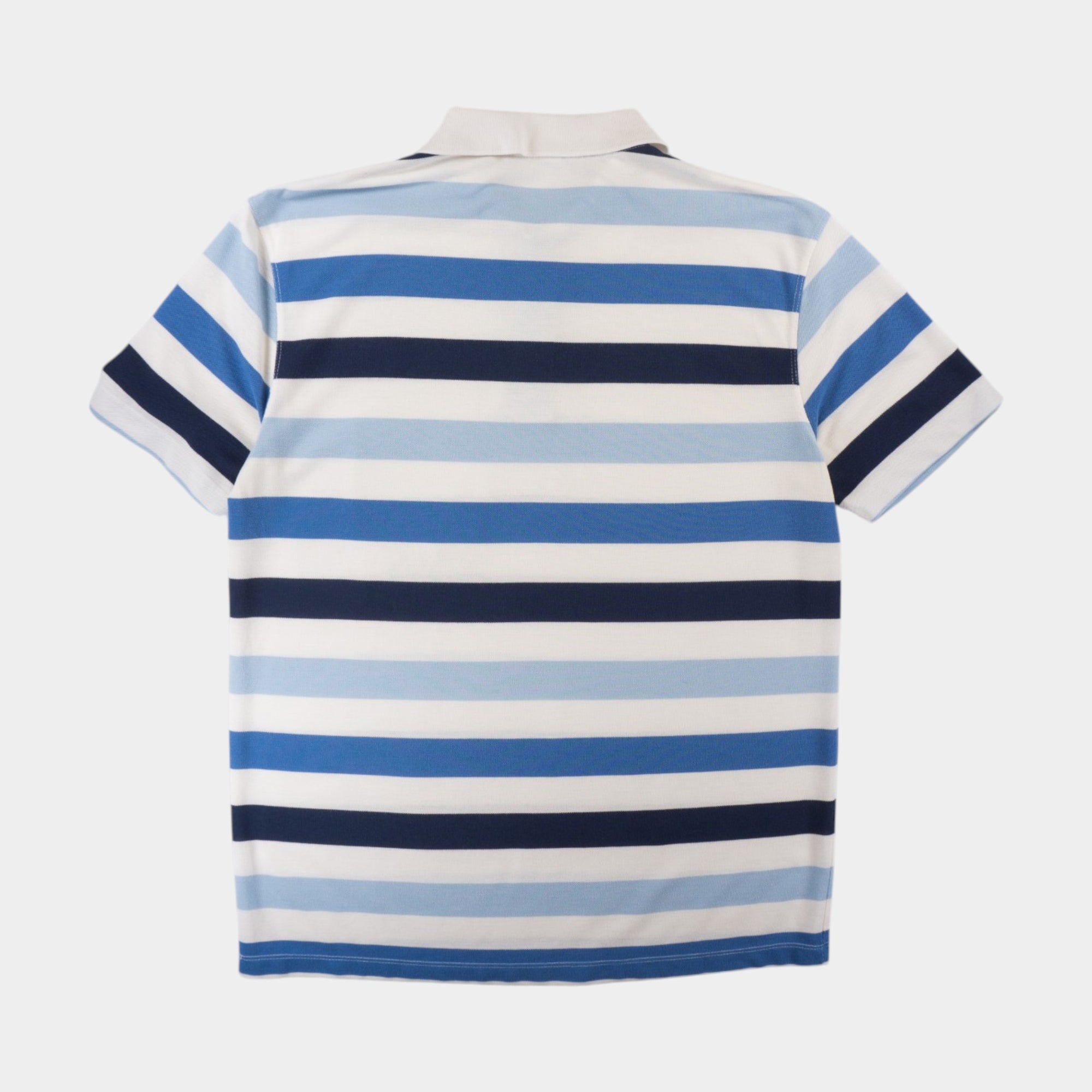 Lacoste Sport Vintage Раирана Тениска с Яка и Бродирано Лого