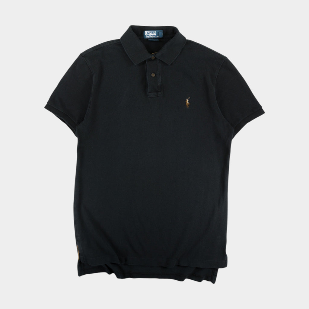 Polo Ralph Lauren Винтидж 2000-те Черна Тениска с Яка