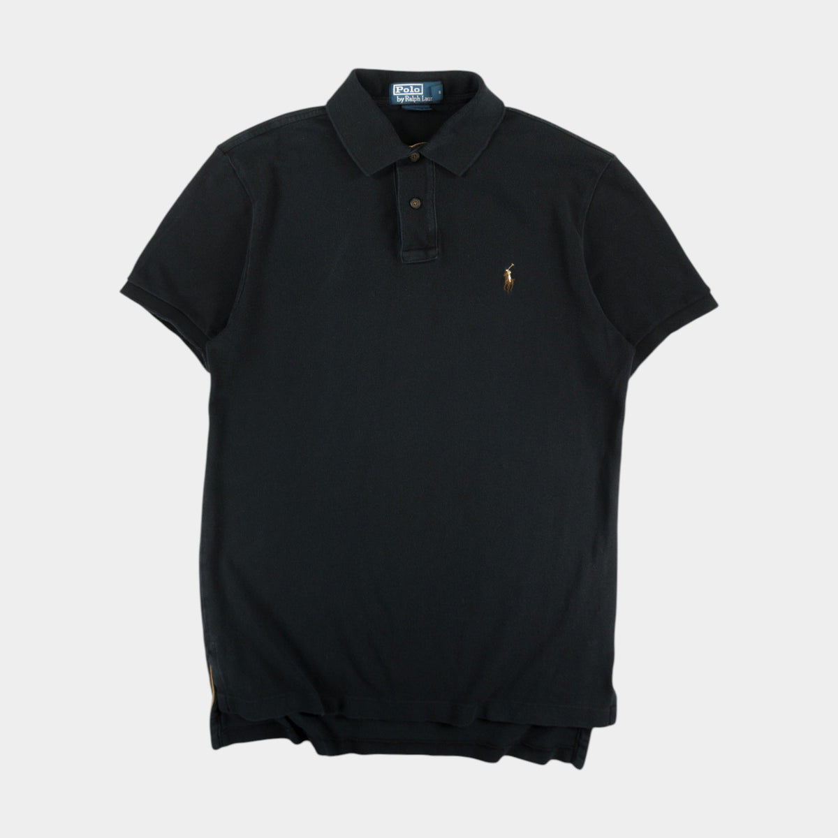 Polo Ralph Lauren Винтидж 2000-те Черна Тениска с Яка
